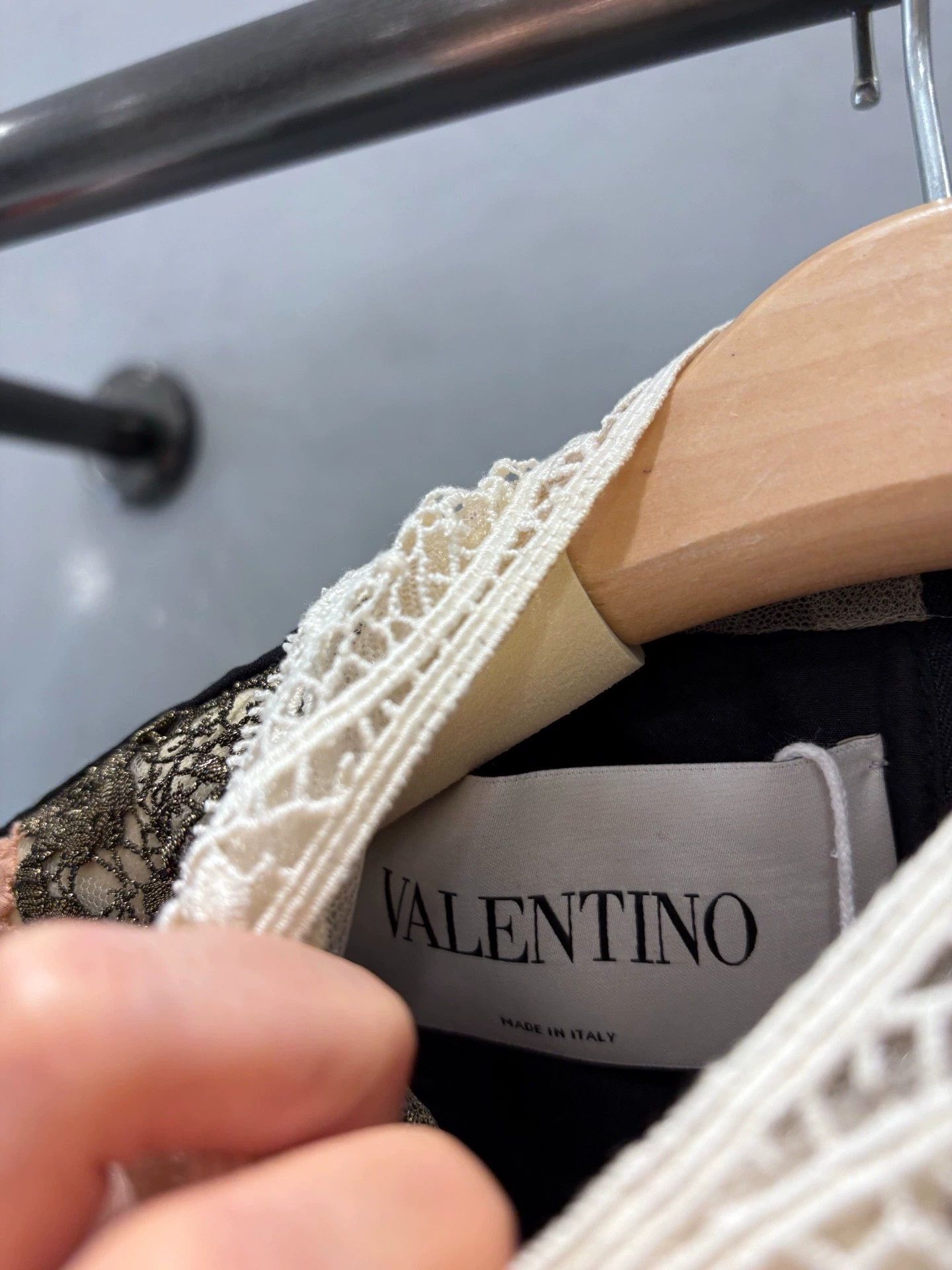 Valentino VALENTINO Black Lace Dress - dmc Size M / US 6-8 / IT 42-44 - 3 Thumbnail
