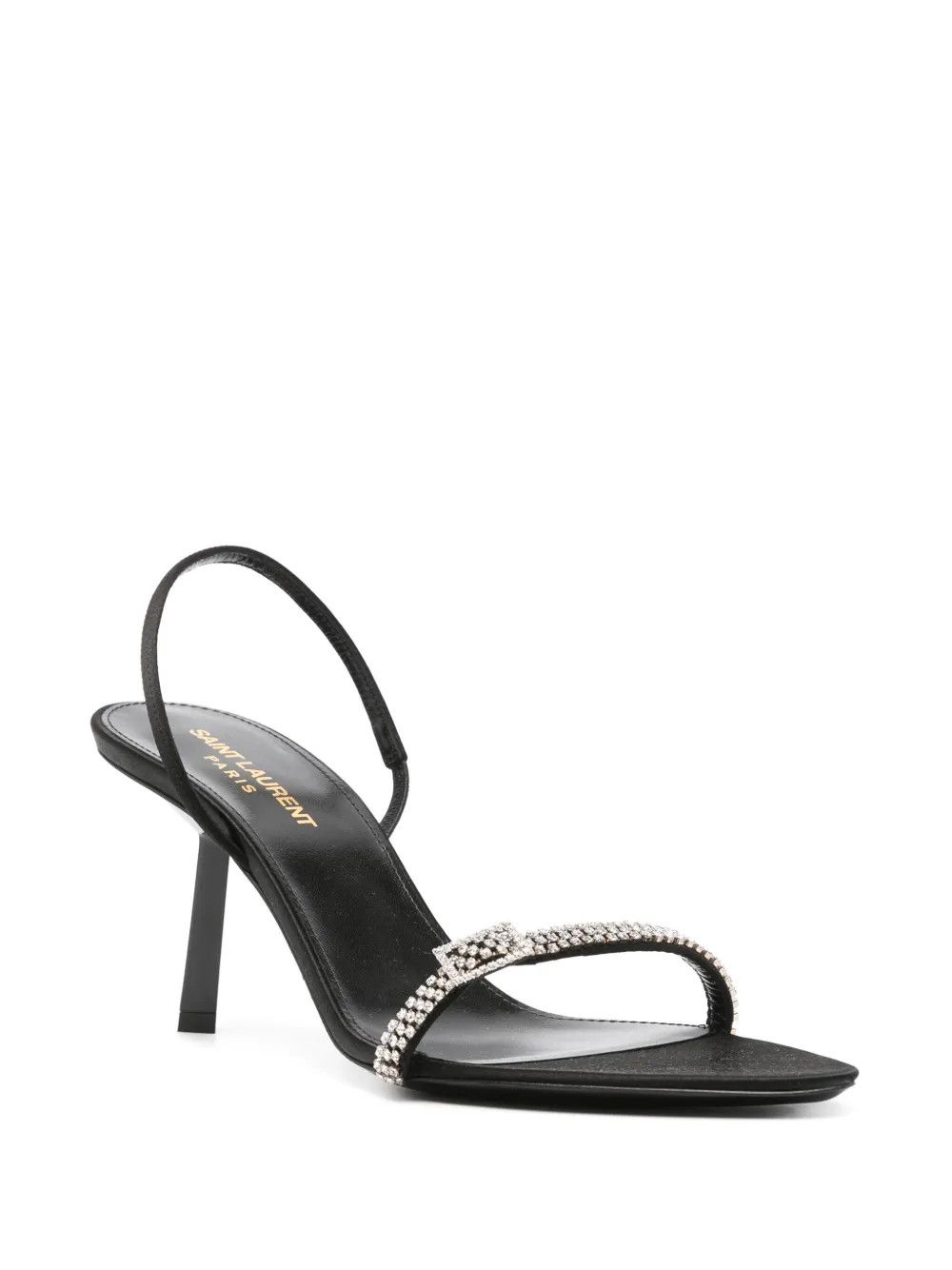 Saint Laurent Paris Rendez-Vous 75mm leather sandals Size US 9 / IT 39 - 2 Thumbnail