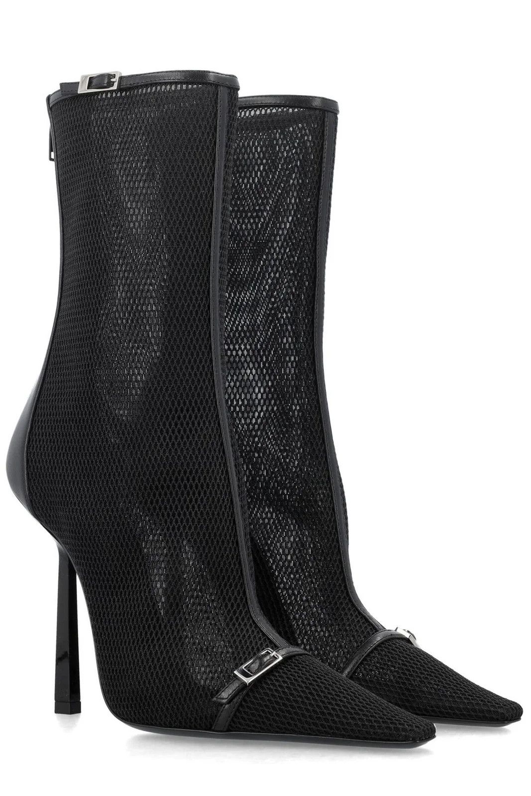 Saint Laurent Paris Saint Laurent Oxalis 115cm Short Pointed Toe Boots Size US 11 / IT 41 - 3 Thumbnail