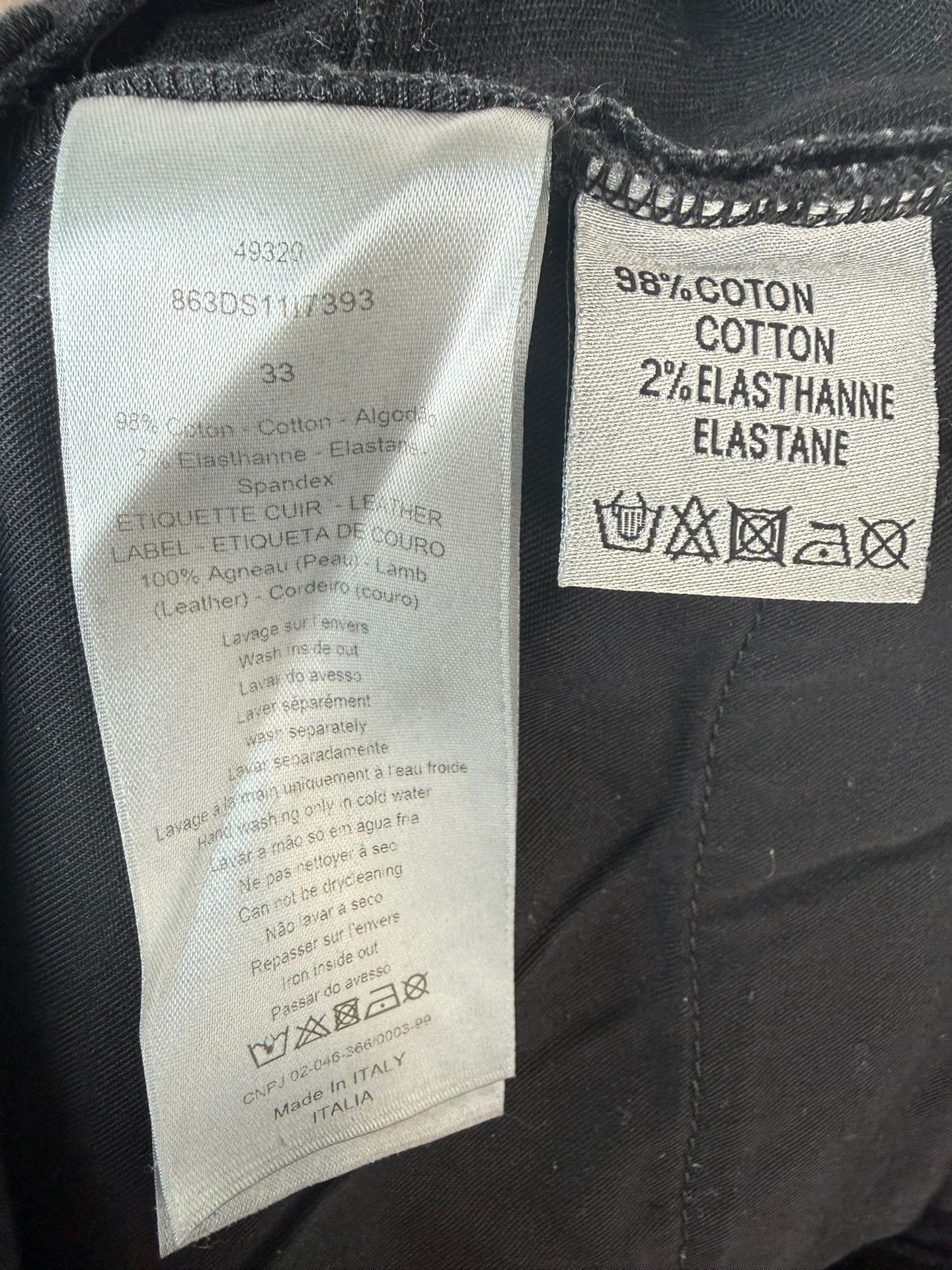 Dior Dior Logo Denim Pants Size 33 Size US 33 - 3 Thumbnail
