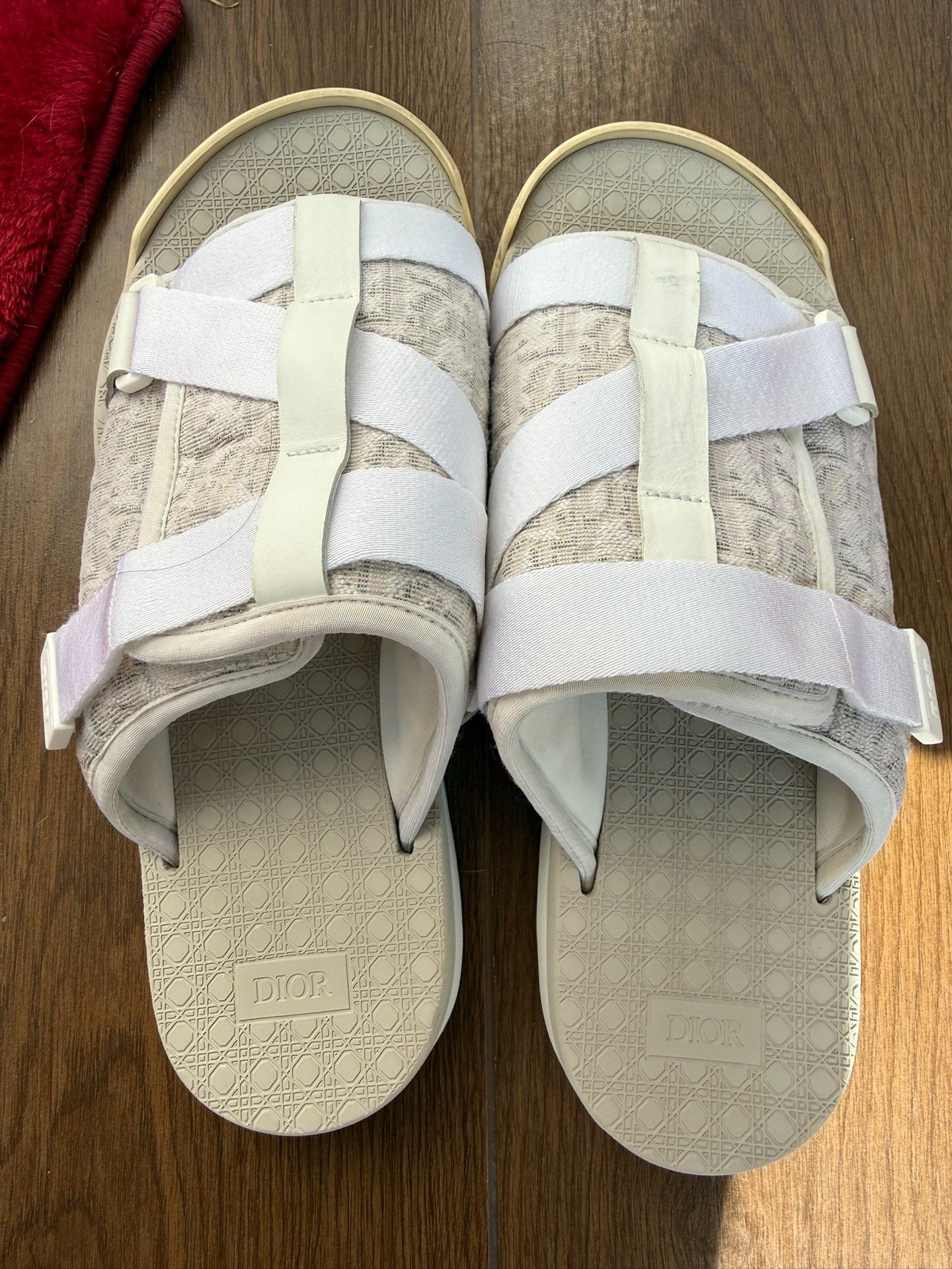 Dior dior alpha patterned slide sandals size 44 Size US 10 / EU 43 - 4 Thumbnail