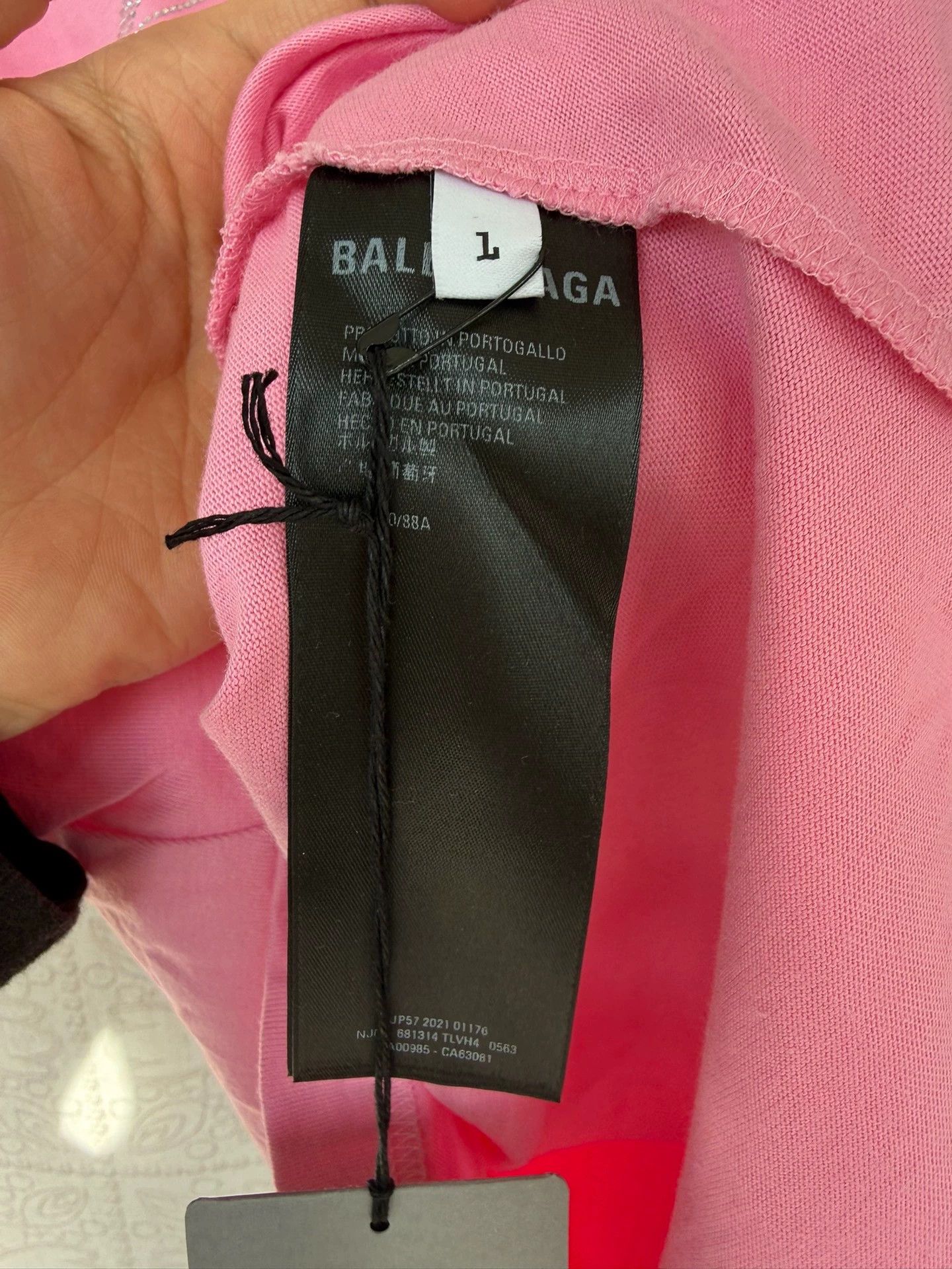 Balenciaga Balenciaga Pink Short Sleeve T-Shirt Size S / US 4 / IT 40 - 3 Thumbnail