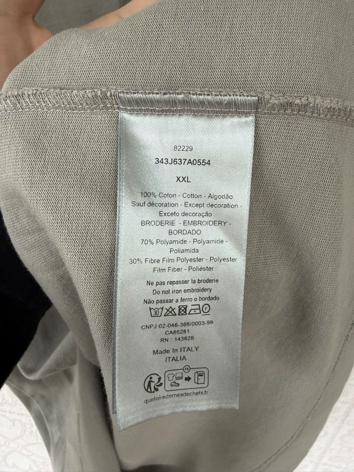 Dior dior short sleeve shirt with embroidery Size US XXL / EU 58 / 5 - 3 Thumbnail