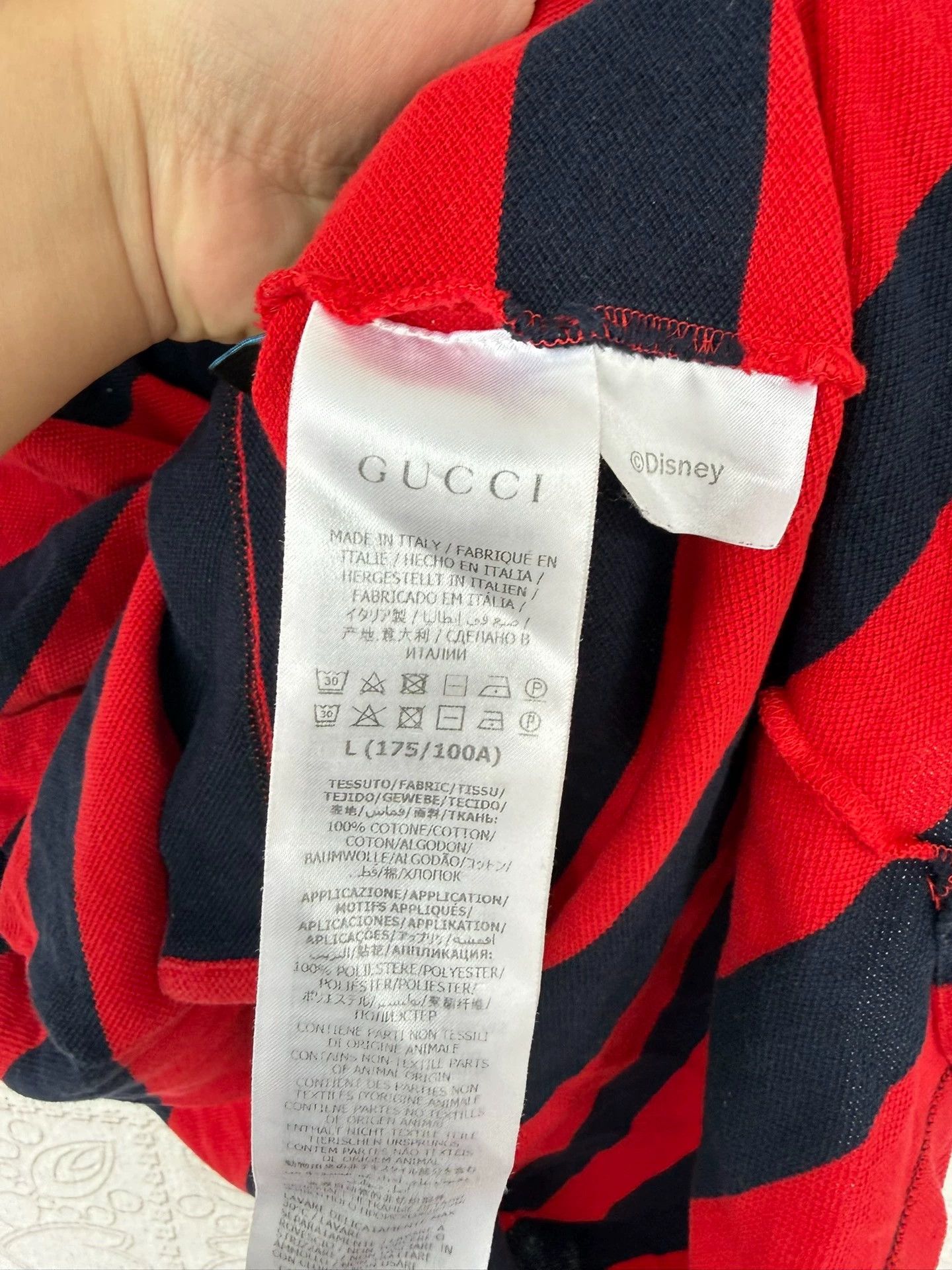Gucci gucci x disney embroidered polo shirt Size US L / EU 52-54 / 3 - 3 Thumbnail