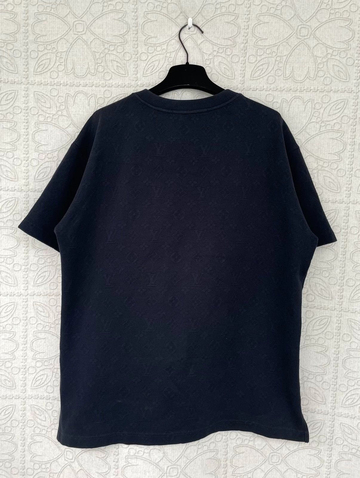 Louis Vuitton louis vuitton dark blue short sleeve t-shirt Size US XXL / EU 58 / 5 - 2 Thumbnail