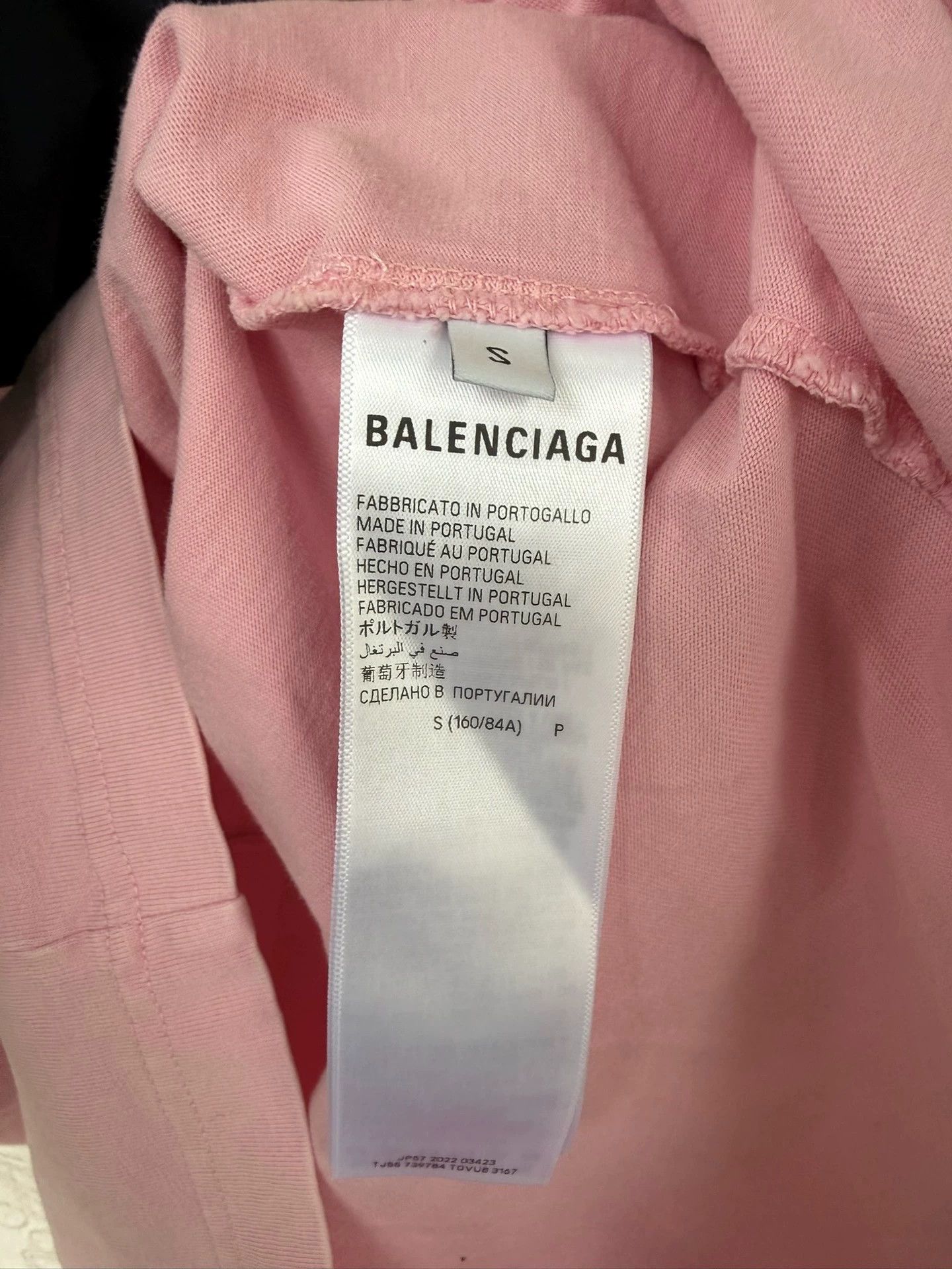 Balenciaga balenciaga pink short sleeve shirt size S Size S / US 4 / IT 40 - 4 Thumbnail