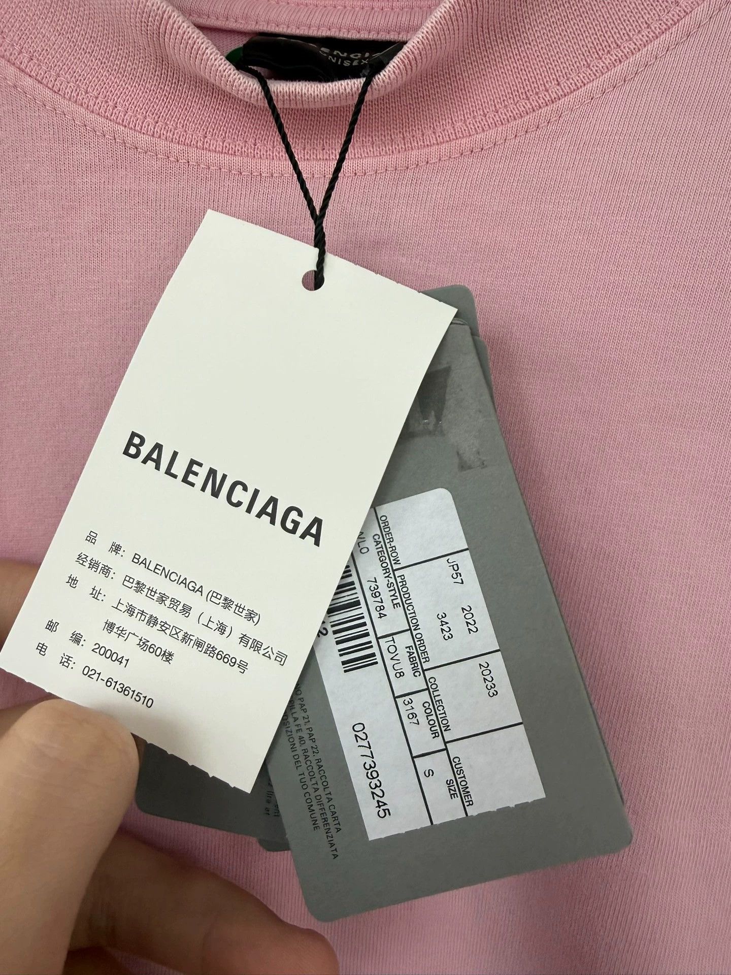 Balenciaga balenciaga pink short sleeve shirt size S Size S / US 4 / IT 40 - 3 Thumbnail
