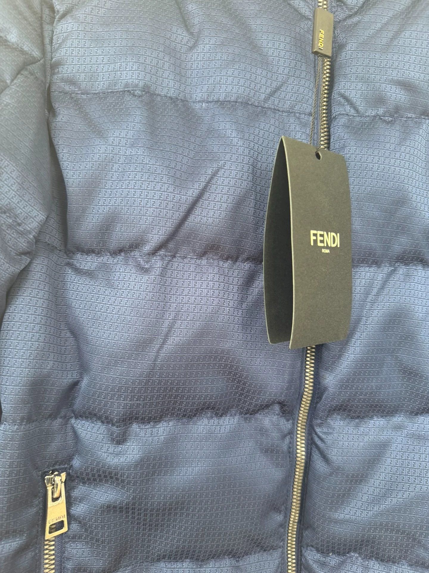 Fendi fendi dark pattern down jacket size 42 Size US M / EU 48-50 / 2 - 3 Thumbnail