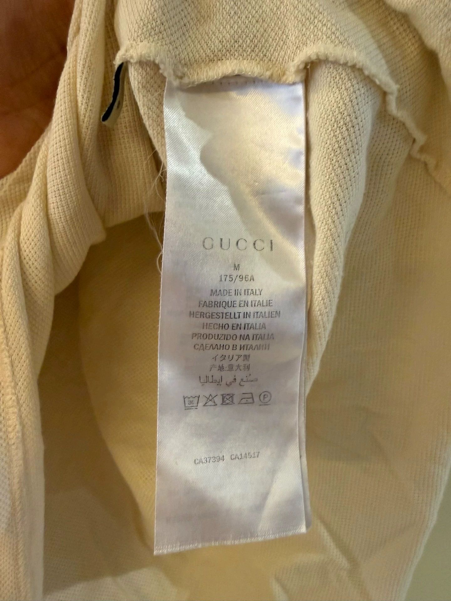 Gucci gucci double g embroidered polo shirt medium Size US M / EU 48-50 / 2 - 3 Thumbnail