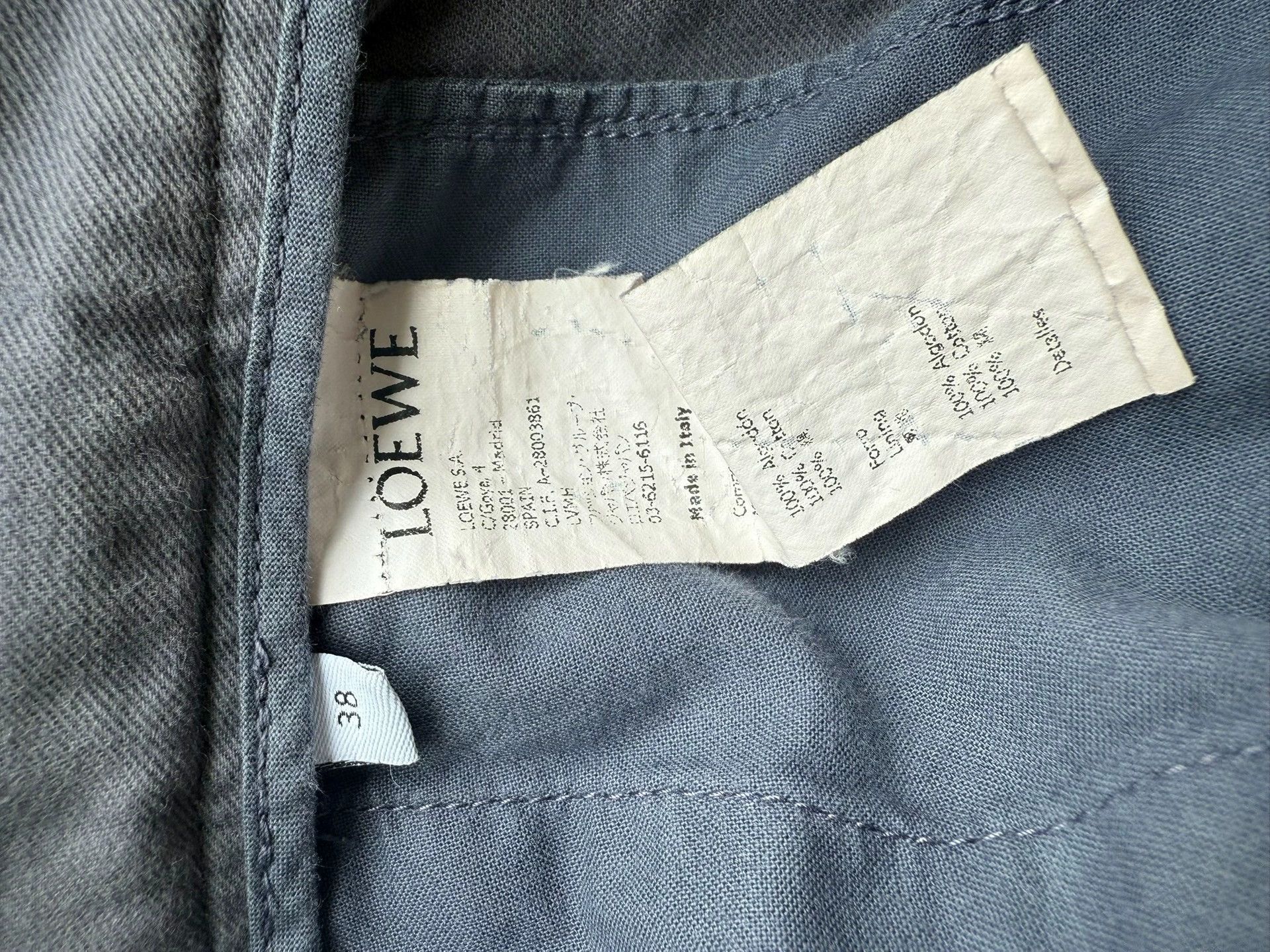 Loewe Loewe Logo Utility Pants Size 38 Size US 38 / EU 54 - 4 Thumbnail