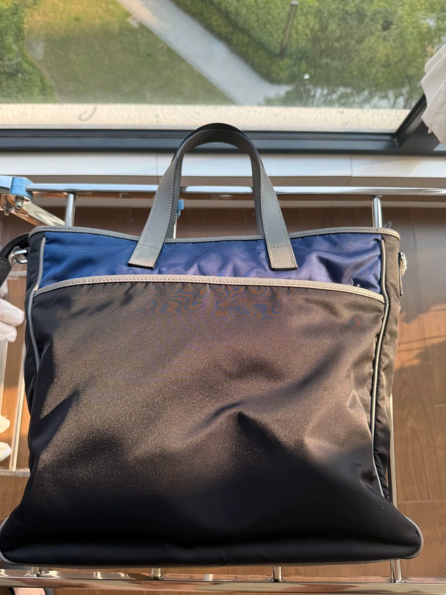 Prada Prada Canvas Tote Bag With Strap Size ONE SIZE - 2 Thumbnail