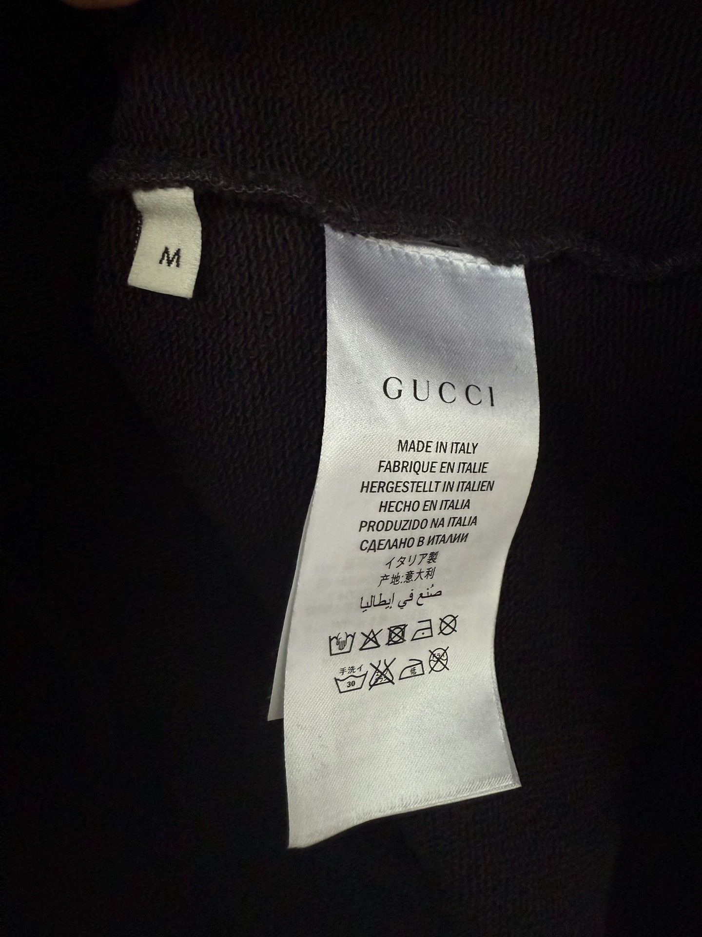 Gucci gucci embroidered black sweatshirt size medium Size US M / EU 48-50 / 2 - 3 Thumbnail