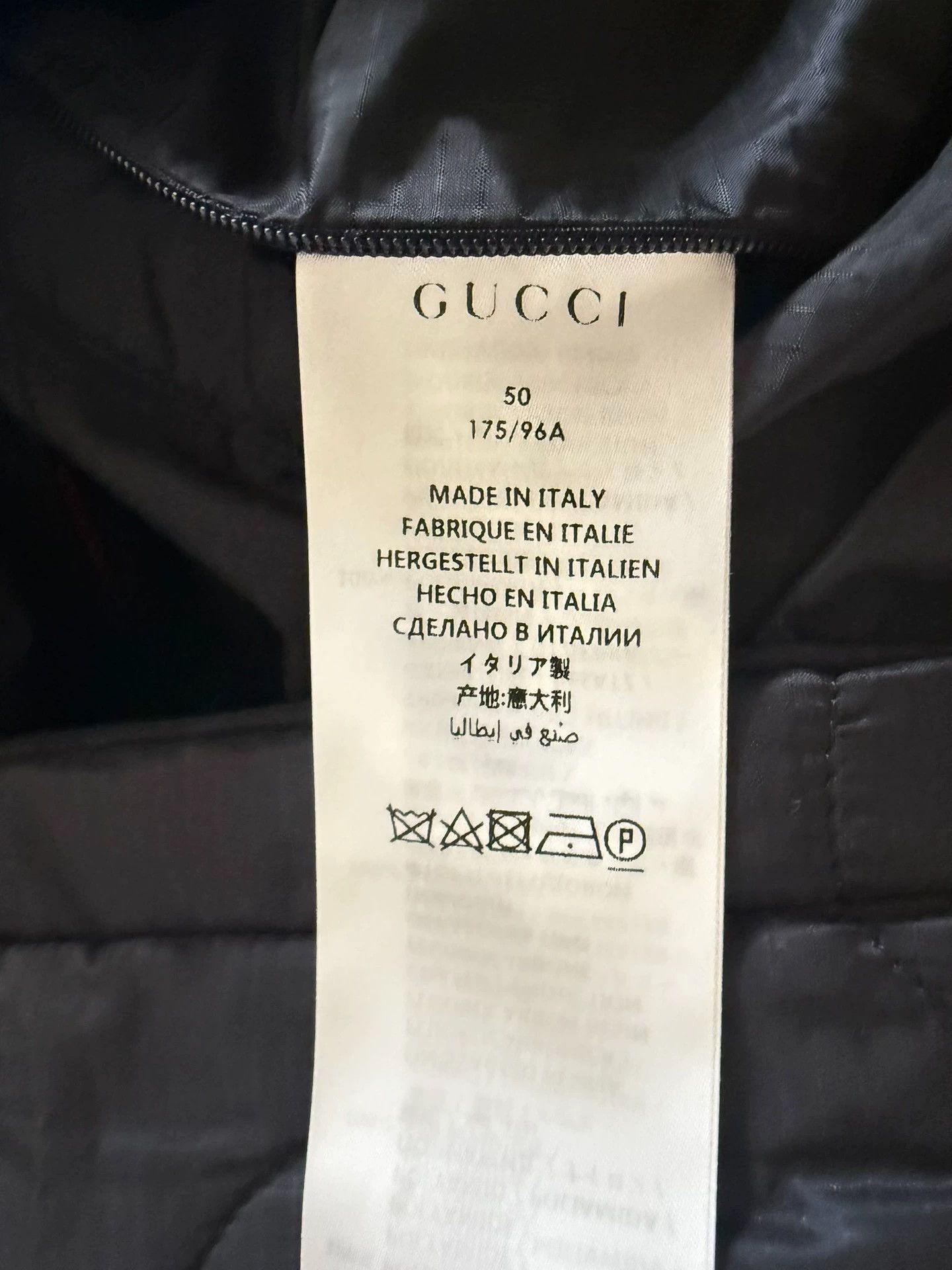 Gucci gucci quilted jacket with red and blue stripes Size US L / EU 52-54 / 3 - 4 Thumbnail
