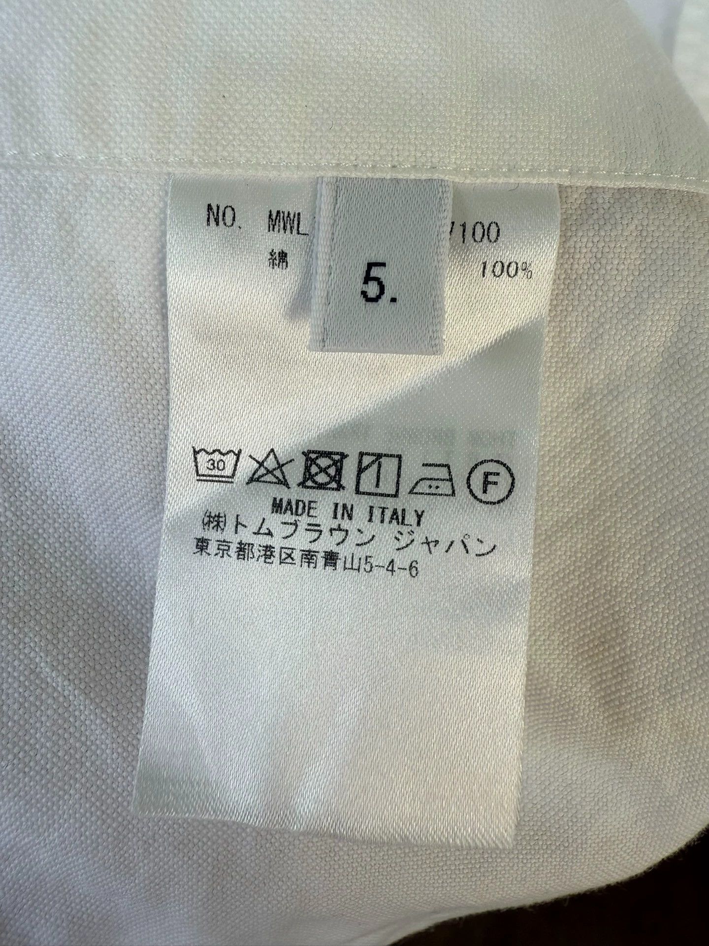 Thom Browne thom browne long sleeve shirt with double stripes Size US M / EU 48-50 / 2 - 4 Thumbnail
