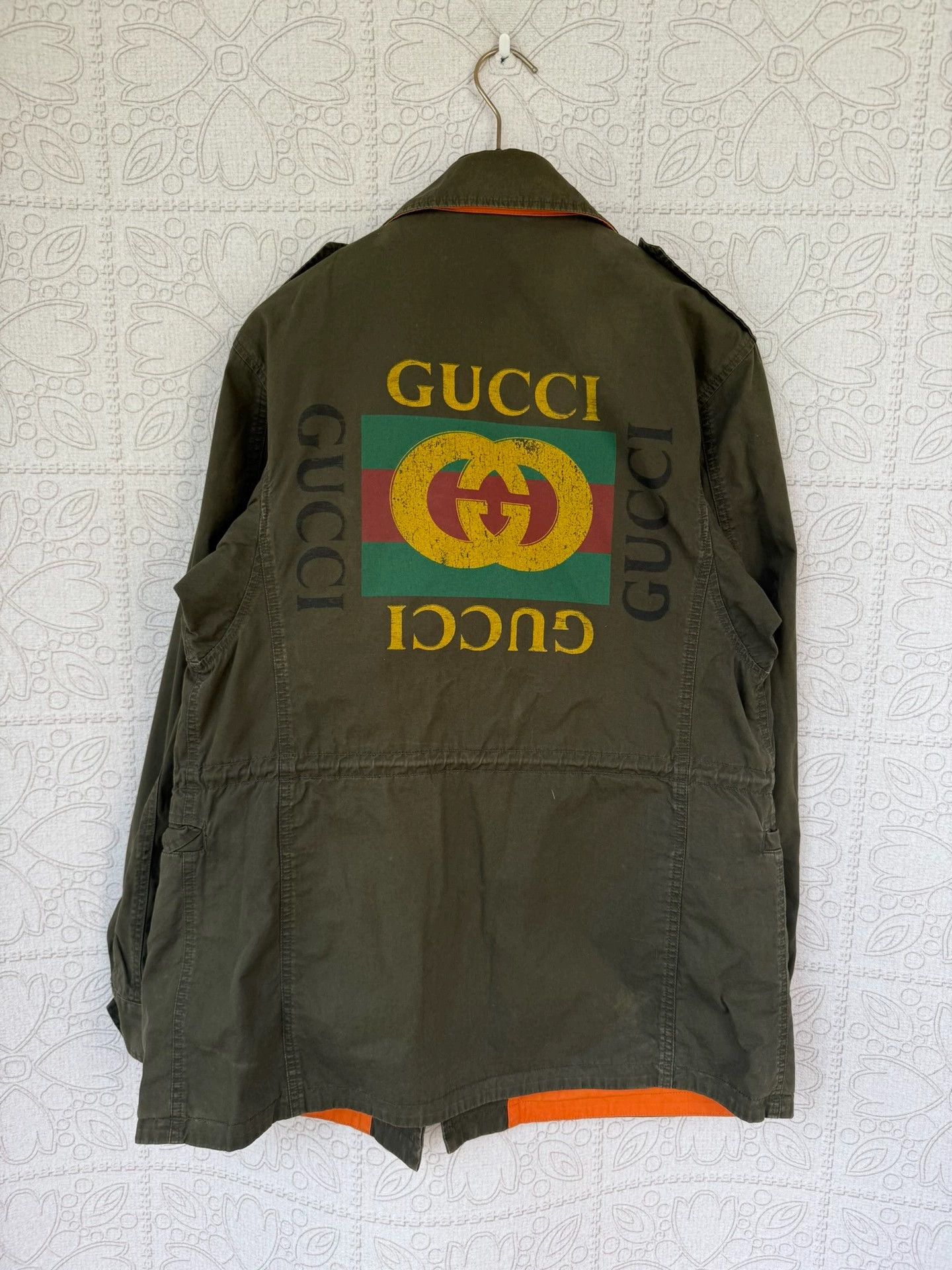Gucci gucci m65 military-style jacket in green Size US M / EU 48-50 / 2 - 2 Thumbnail