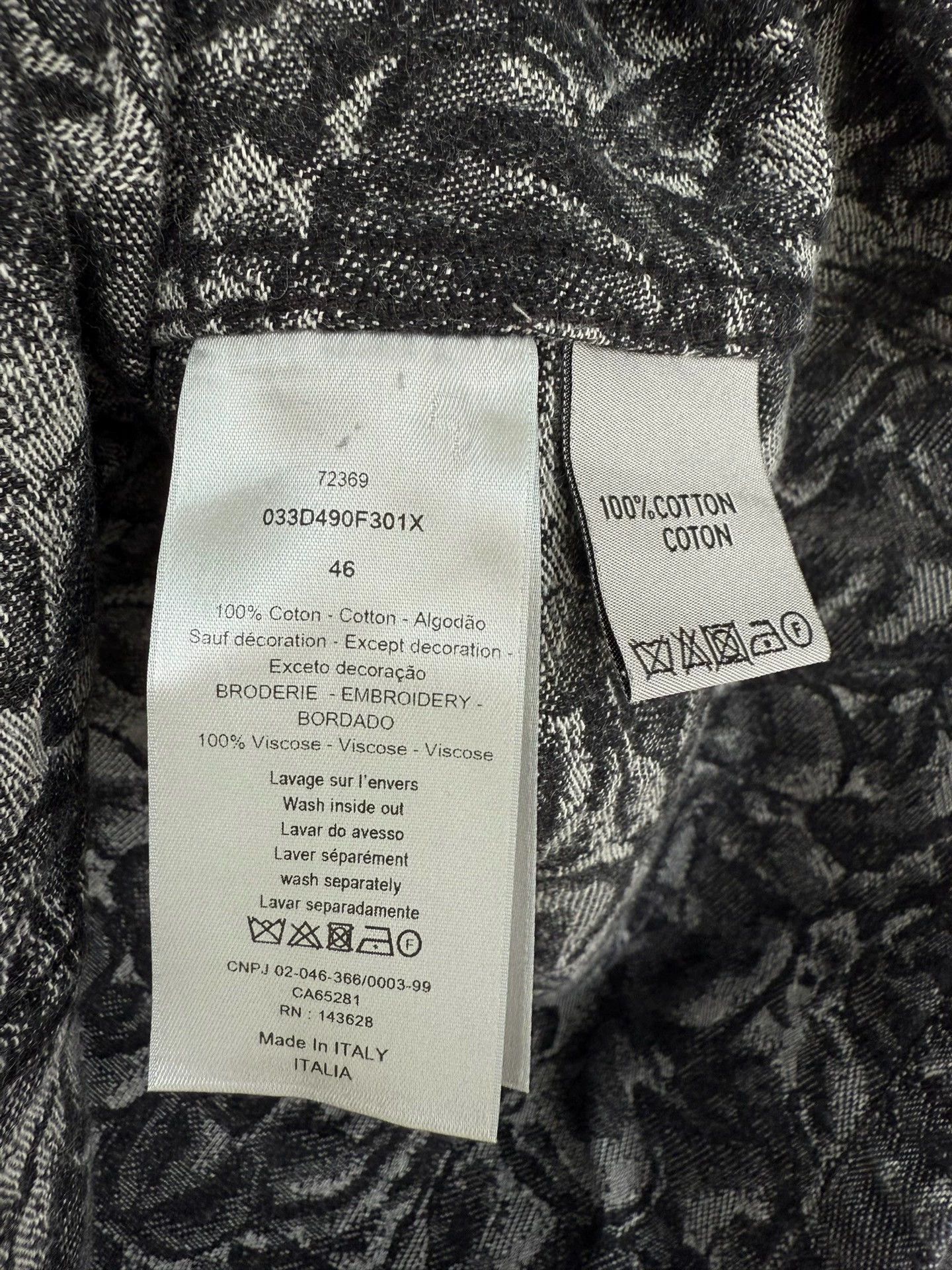 Dior dior x jardin embroidered logo jacket size 46 Size US L / EU 52-54 / 3 - 4 Thumbnail