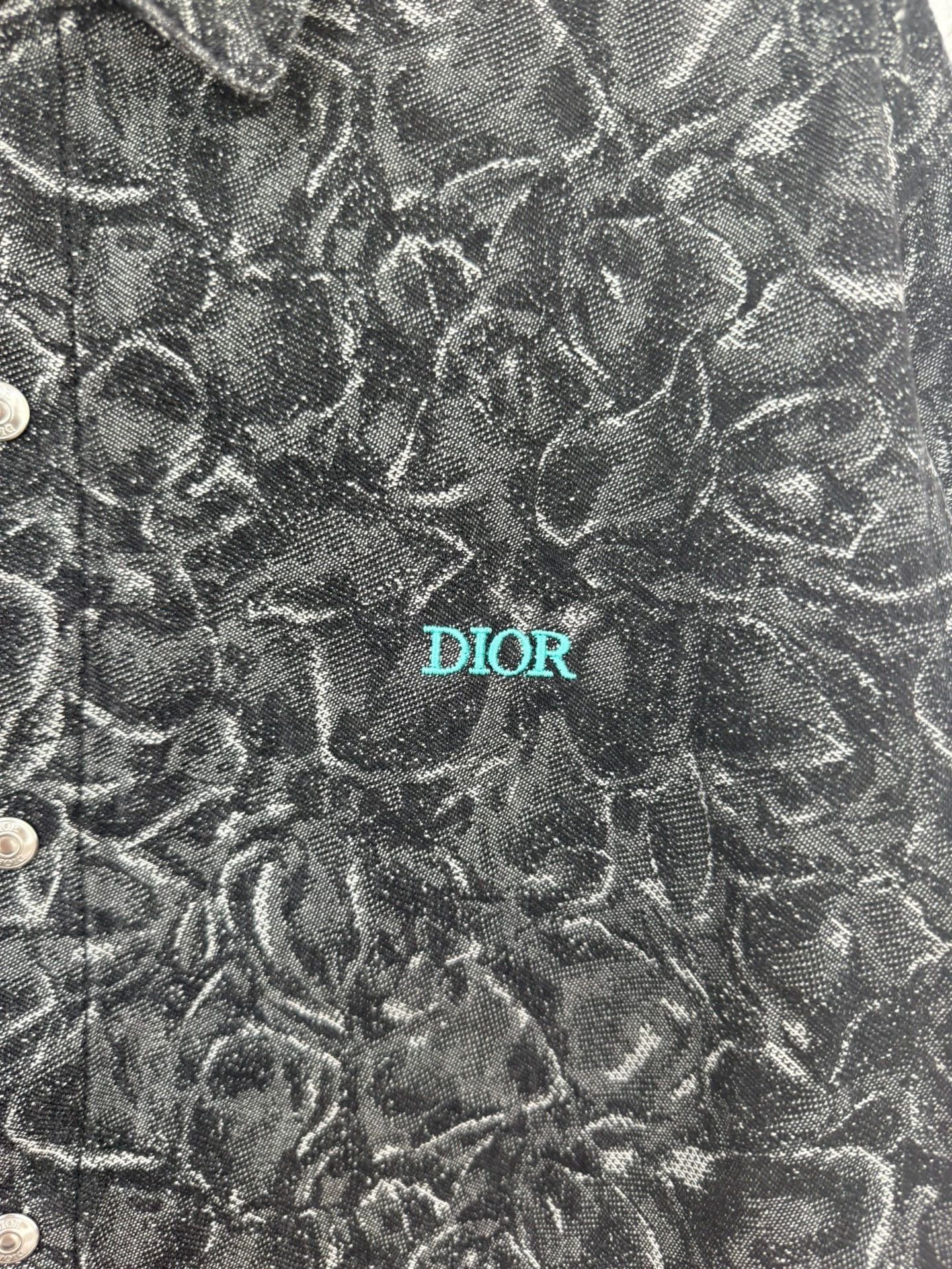 Dior dior x jardin embroidered logo jacket size 46 Size US L / EU 52-54 / 3 - 3 Thumbnail