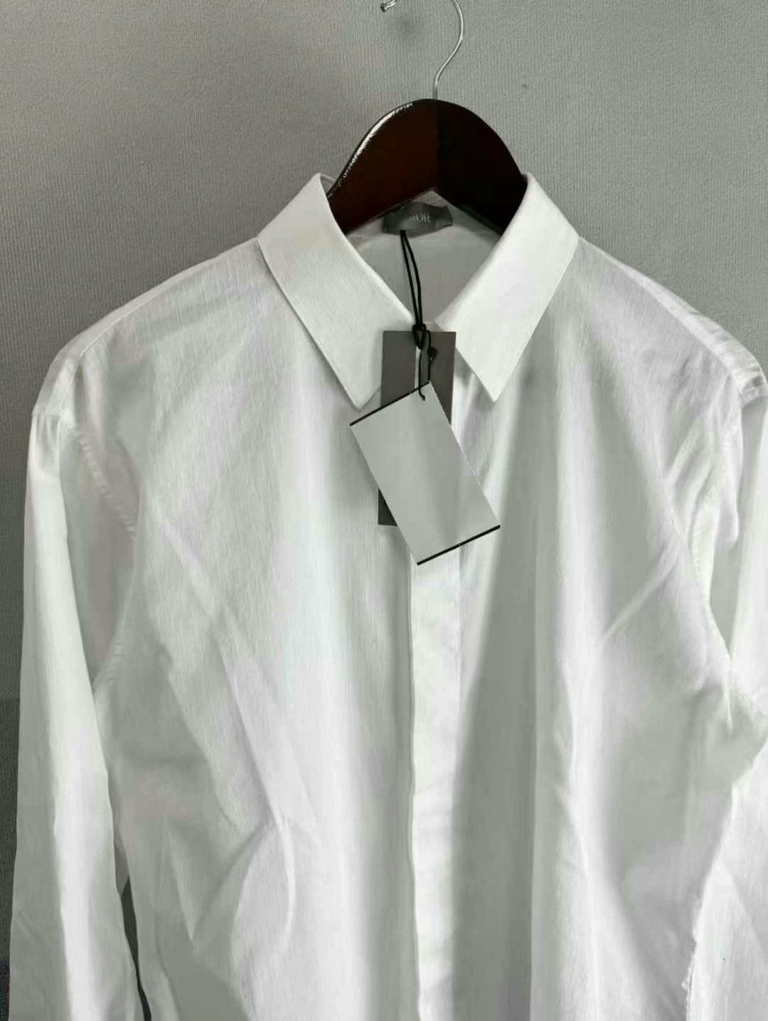 Dior Dior White Printed Long Sleeve Shirt Size US L / EU 52-54 / 3 - 2 Thumbnail