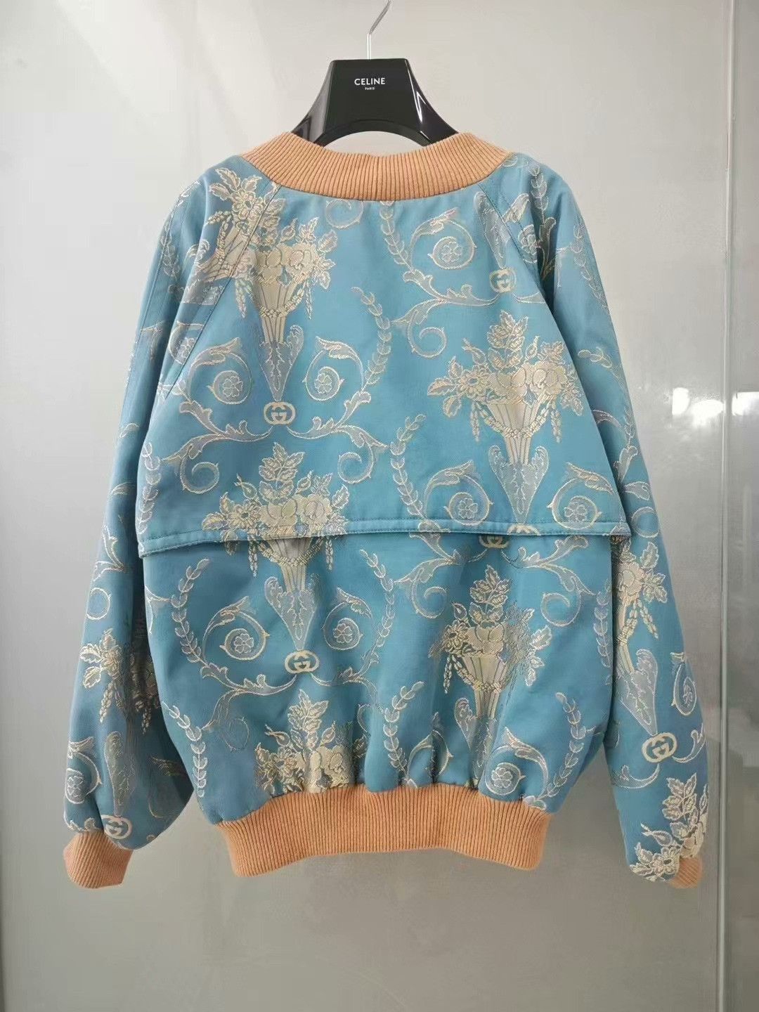 Gucci Gucci Blue Embroidered Button-Up Jacket Size L / US 10 / IT 46 - 2 Thumbnail