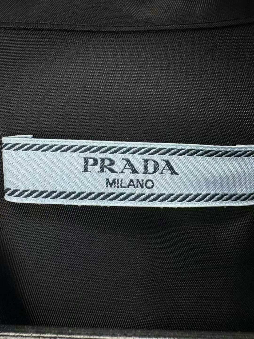 Prada prada logo nylon short sleeve shirt Size US M / EU 48-50 / 2 - 4 Thumbnail
