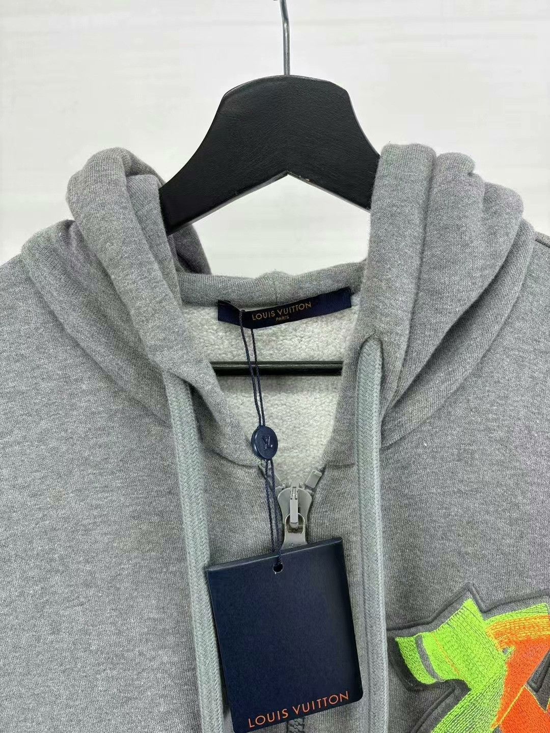 Louis Vuitton colorful logo zip-up hoodie by louis vuitton Size US L / EU 52-54 / 3 - 4 Thumbnail
