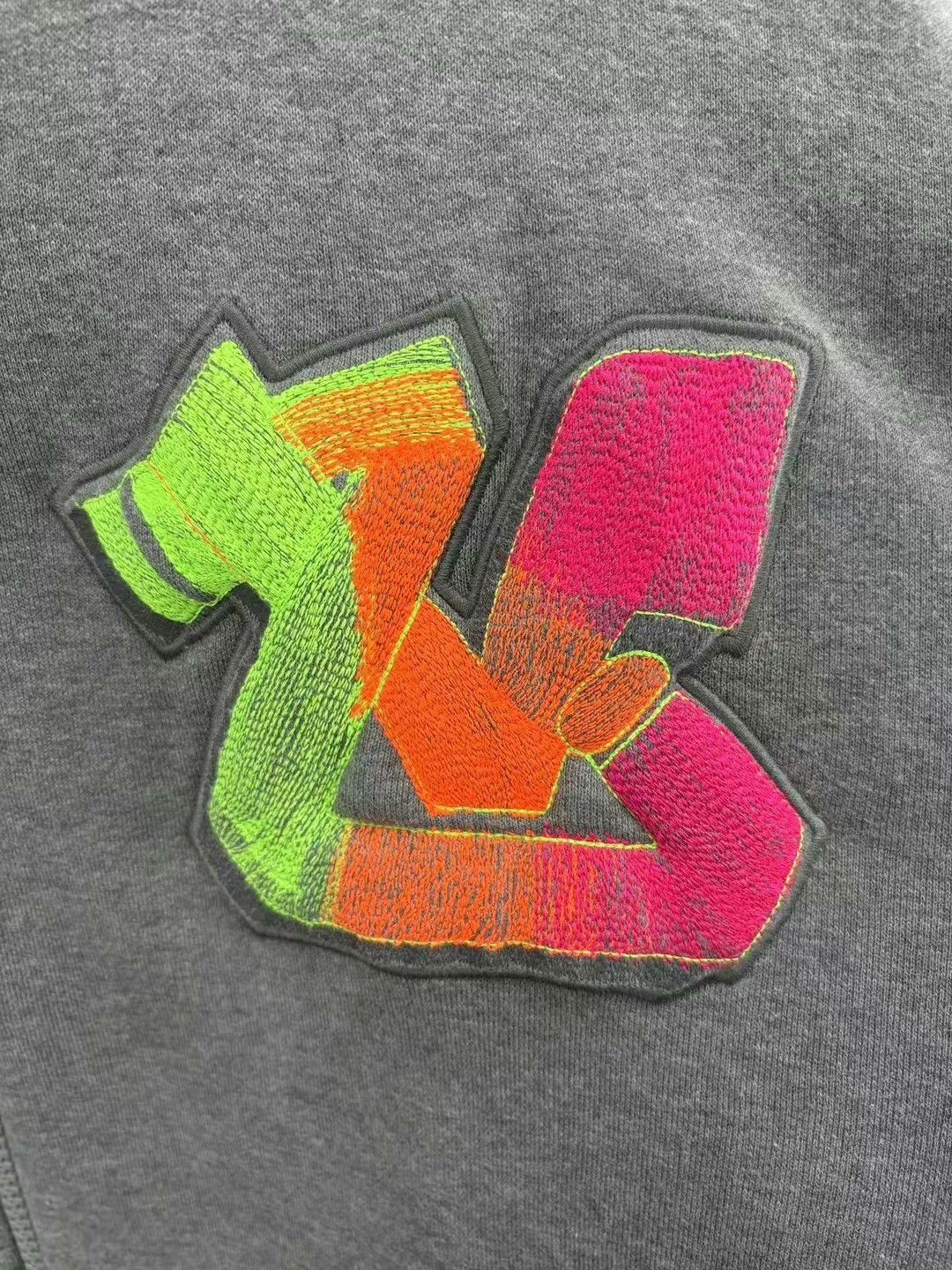 Louis Vuitton colorful logo zip-up hoodie by louis vuitton Size US L / EU 52-54 / 3 - 3 Thumbnail
