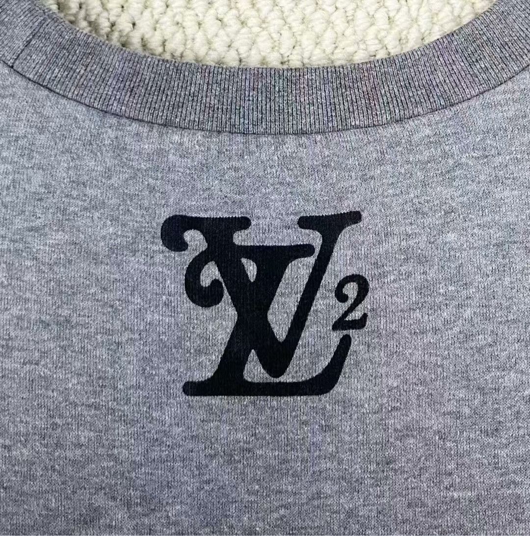 Louis Vuitton louis vuitton x nigo gray logo sweatshirt Size US M / EU 48-50 / 2 - 6 Thumbnail