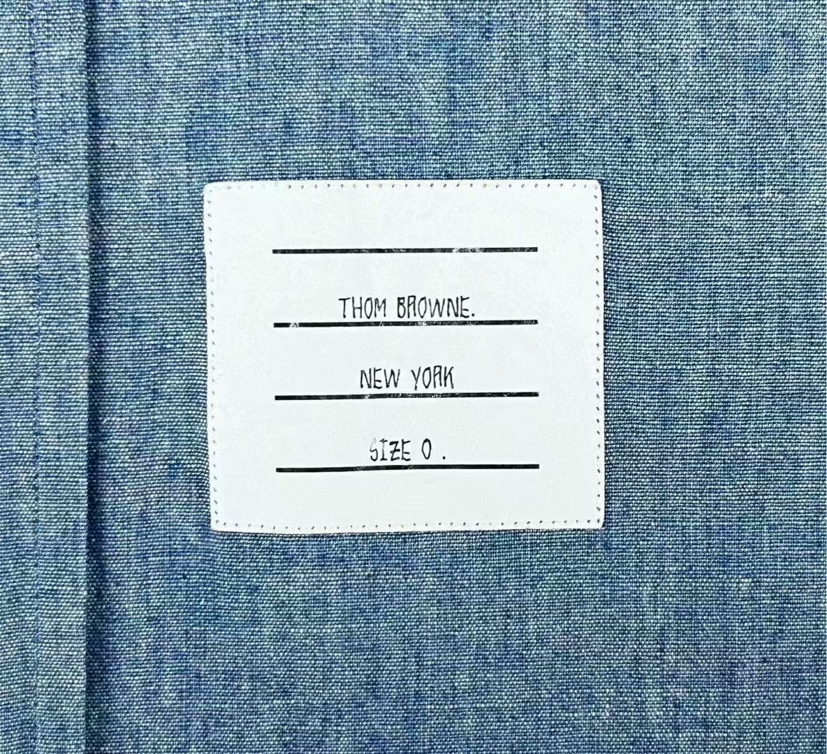 Thom Browne thom browne light blue striped button-up shirt Size US XS / EU 42 / 0 - 5 Thumbnail