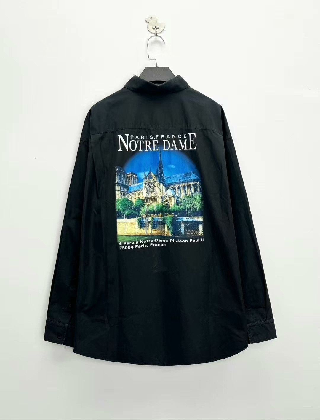 Balenciaga balenciaga black sacre coeur shirt jacket Size US L / EU 52-54 / 3 - 2 Thumbnail