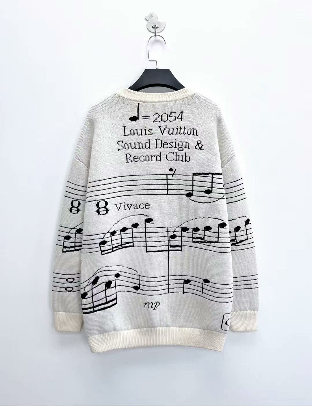 Louis Vuitton louis vuitton cream knit logo sweater Size US XS / EU 42 / 0 - 2 Thumbnail