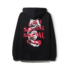 Anti social social sale club dragon hoodie