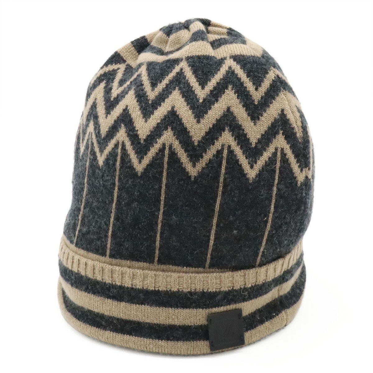Louis Vuitton Louis Vuitton Louis Vuitton Karakoram Cashmere Beanie Leather Hats M75577 DUTY FREE for USA Size ONE SIZE - 3 Thumbnail