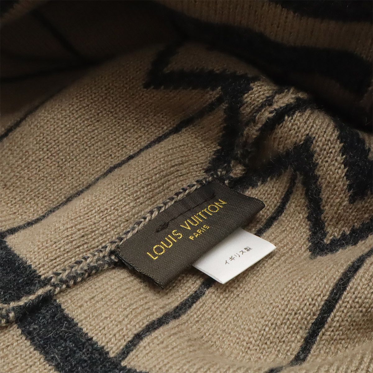 Louis Vuitton Louis Vuitton Louis Vuitton Karakoram Cashmere Beanie Leather Hats M75577 DUTY FREE for USA Size ONE SIZE - 7 Thumbnail