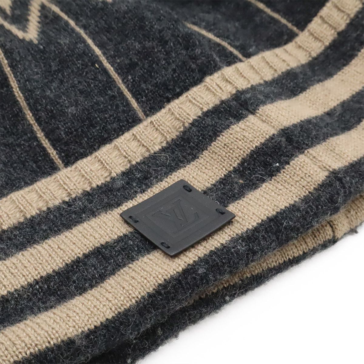Louis Vuitton Louis Vuitton Louis Vuitton Karakoram Cashmere Beanie Leather Hats M75577 DUTY FREE for USA Size ONE SIZE - 6 Thumbnail
