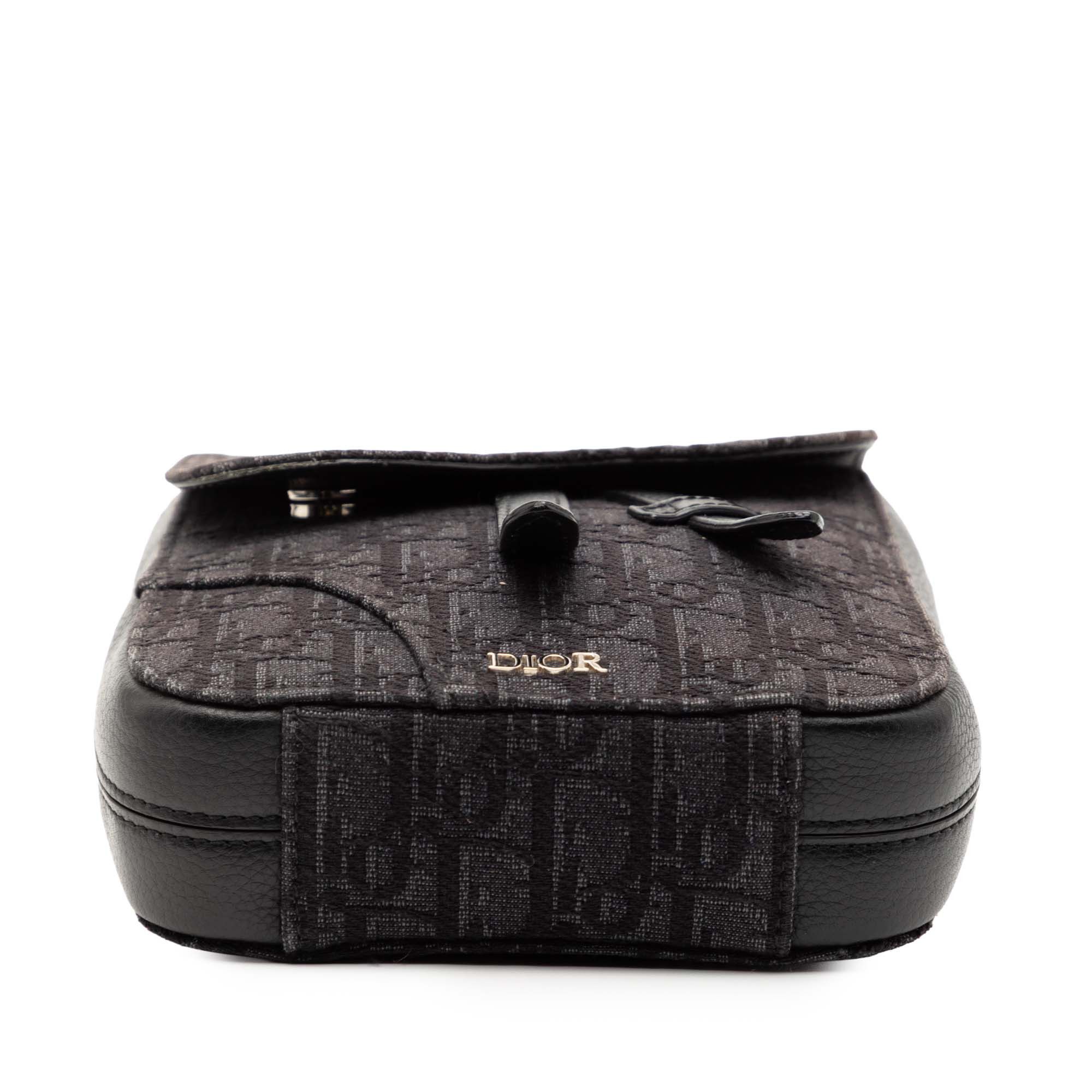Dior Dior Oblique Canvas Saddle Pouch Crossbody Size ONE SIZE - 3 Thumbnail