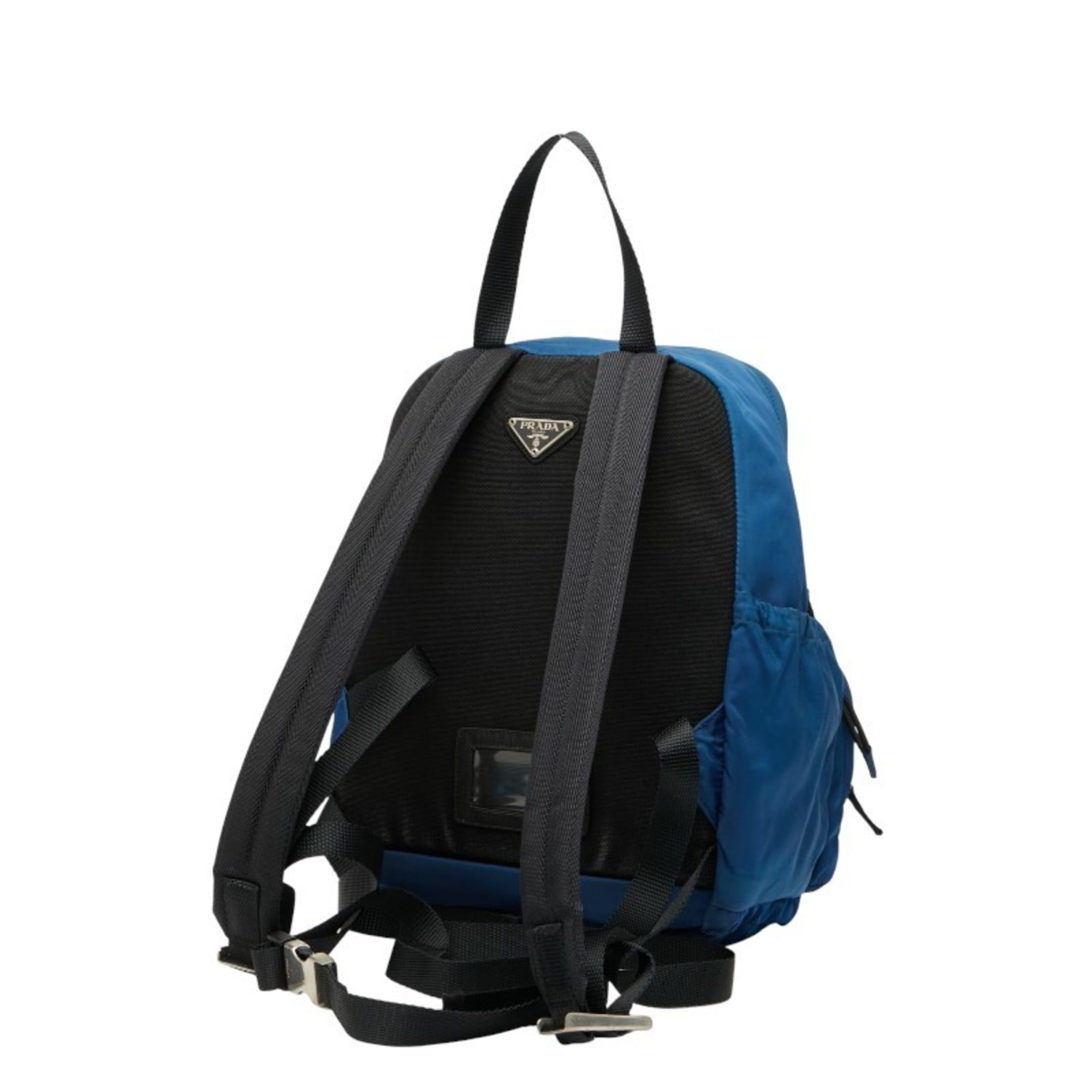 Prada Prada Backpack V418 Blue Black Nylon Women's PRADA Size ONE SIZE - 2 Thumbnail