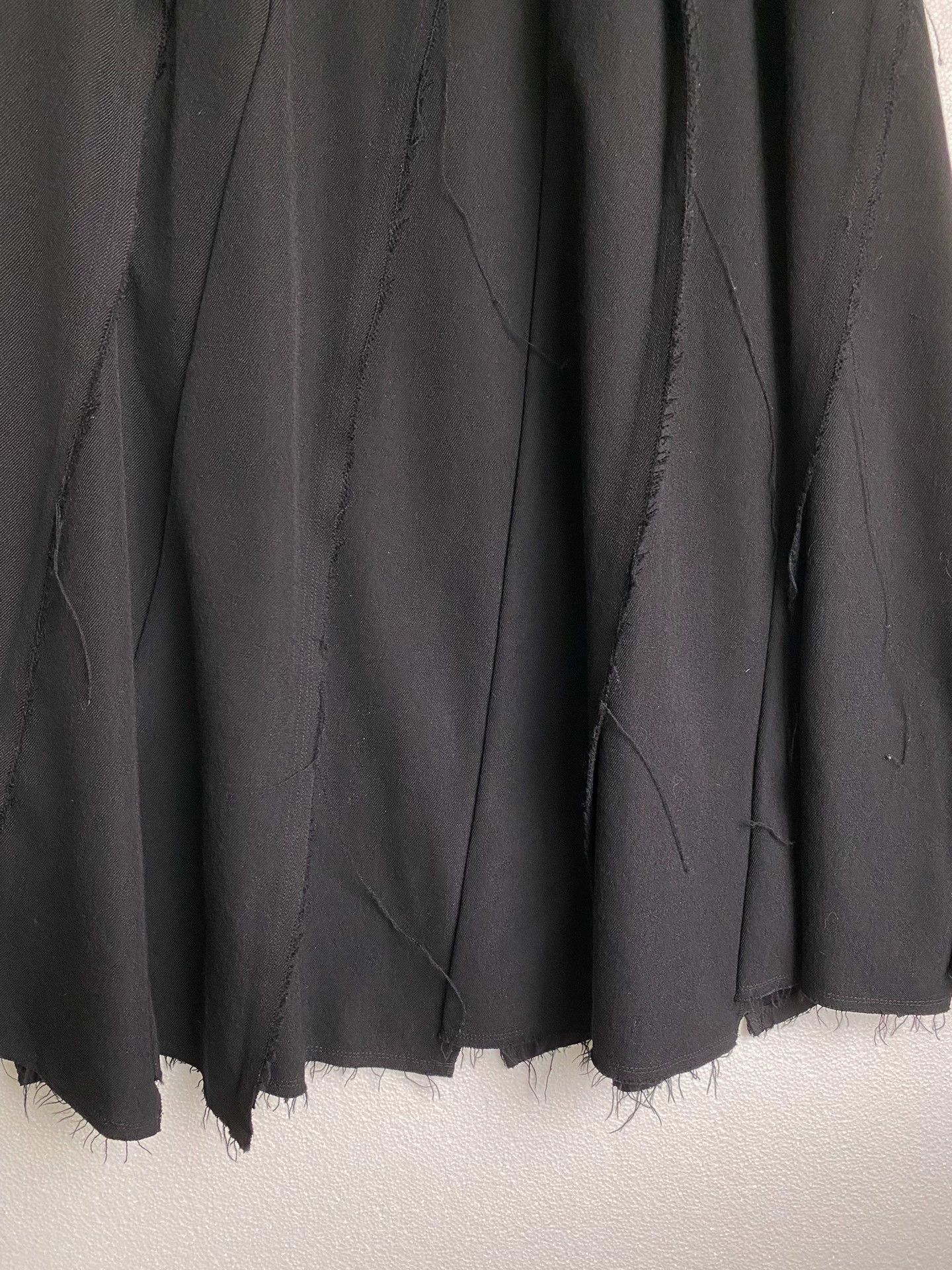 Comme des Garcons COMME des GARCONS Wool Midi Skirt Vintage Size 26" / US 2 / IT 38 - 7 Thumbnail