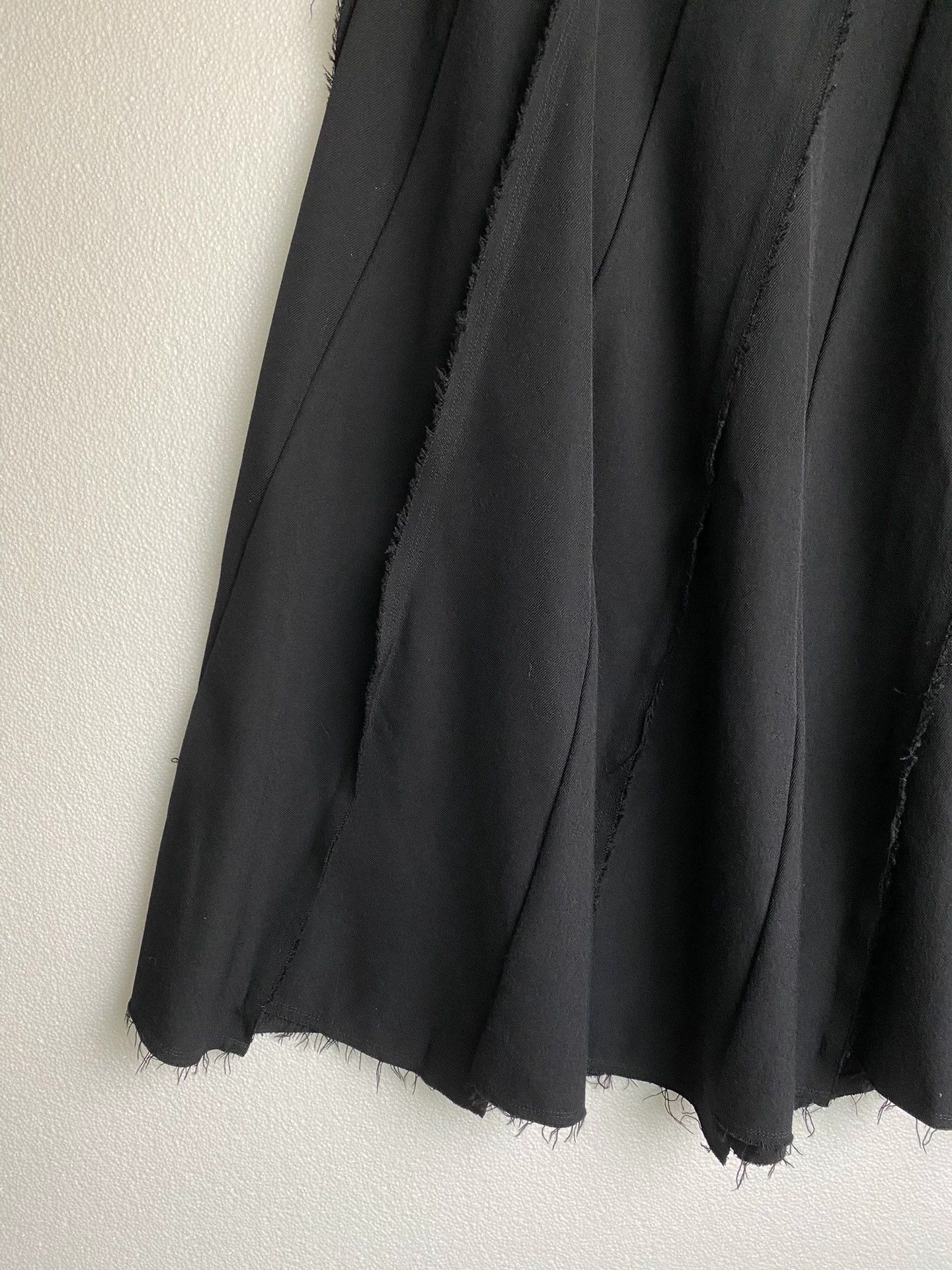 Comme des Garcons COMME des GARCONS Wool Midi Skirt Vintage Size 26" / US 2 / IT 38 - 4 Thumbnail