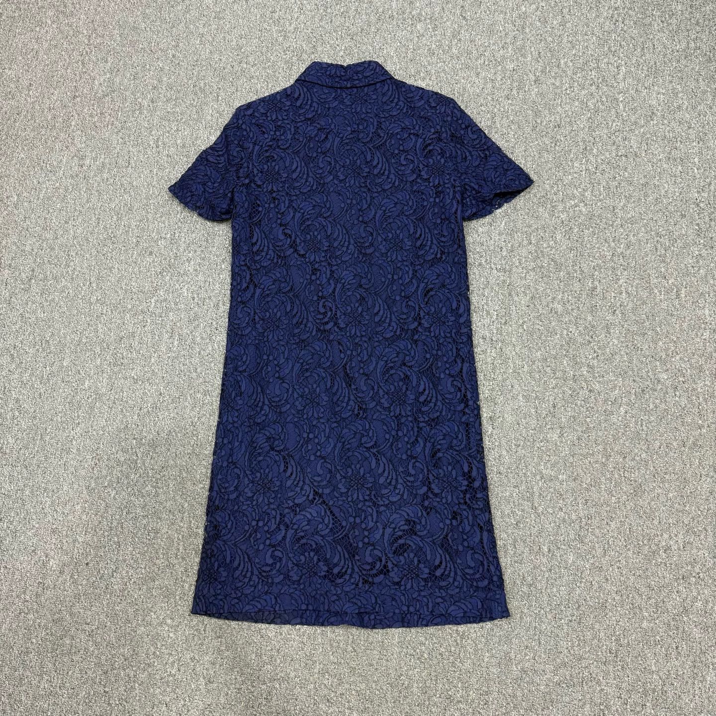 Burberry Burberry Navy Blue Dress UK6 Size Like New Size S / US 4 / IT 40 - 2 Thumbnail