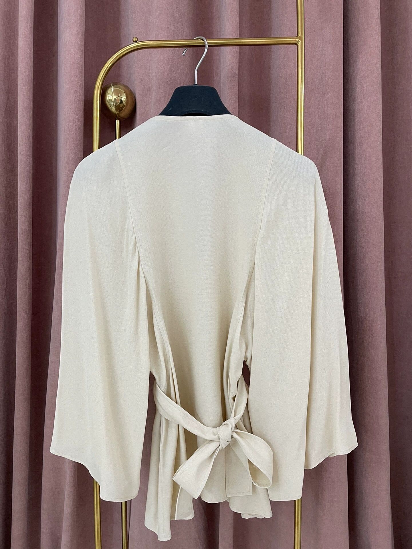 Hermes Hermes Beige Dress Top Size 34 Size XS / US 0-2 / IT 36-38 - 4 Thumbnail
