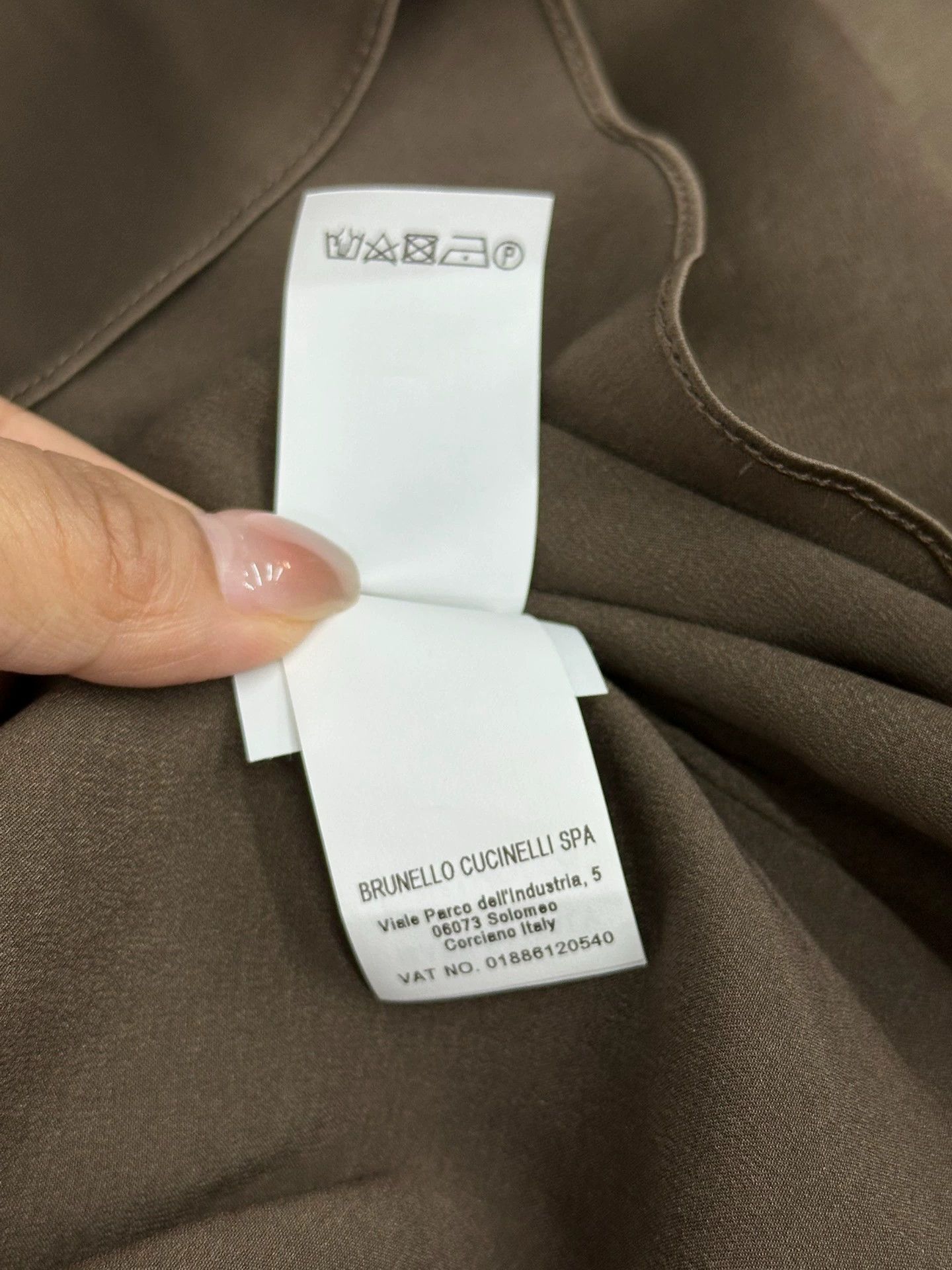 Brunello Cucinelli Brunello Cucinelli Brown Silk Sleeveless Top Size M / US 6-8 / IT 42-44 - 7 Thumbnail