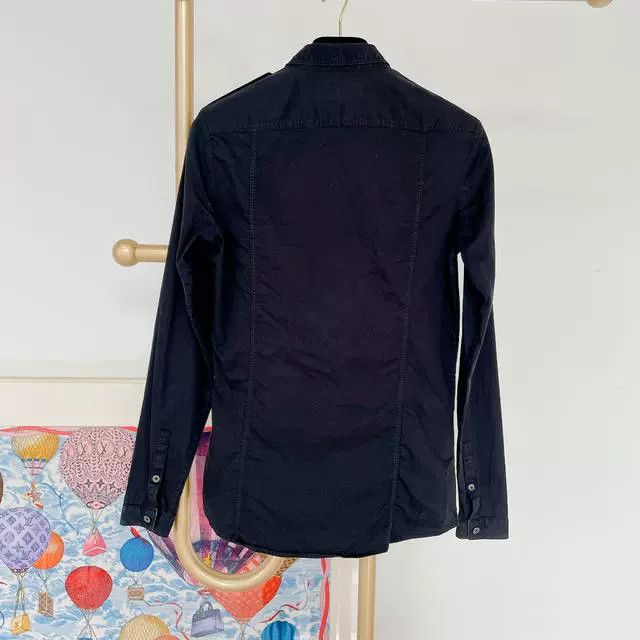 Burberry Burberry Black Casual Shirt XXS Size XXS / US 00 / IT 34 - 2 Thumbnail