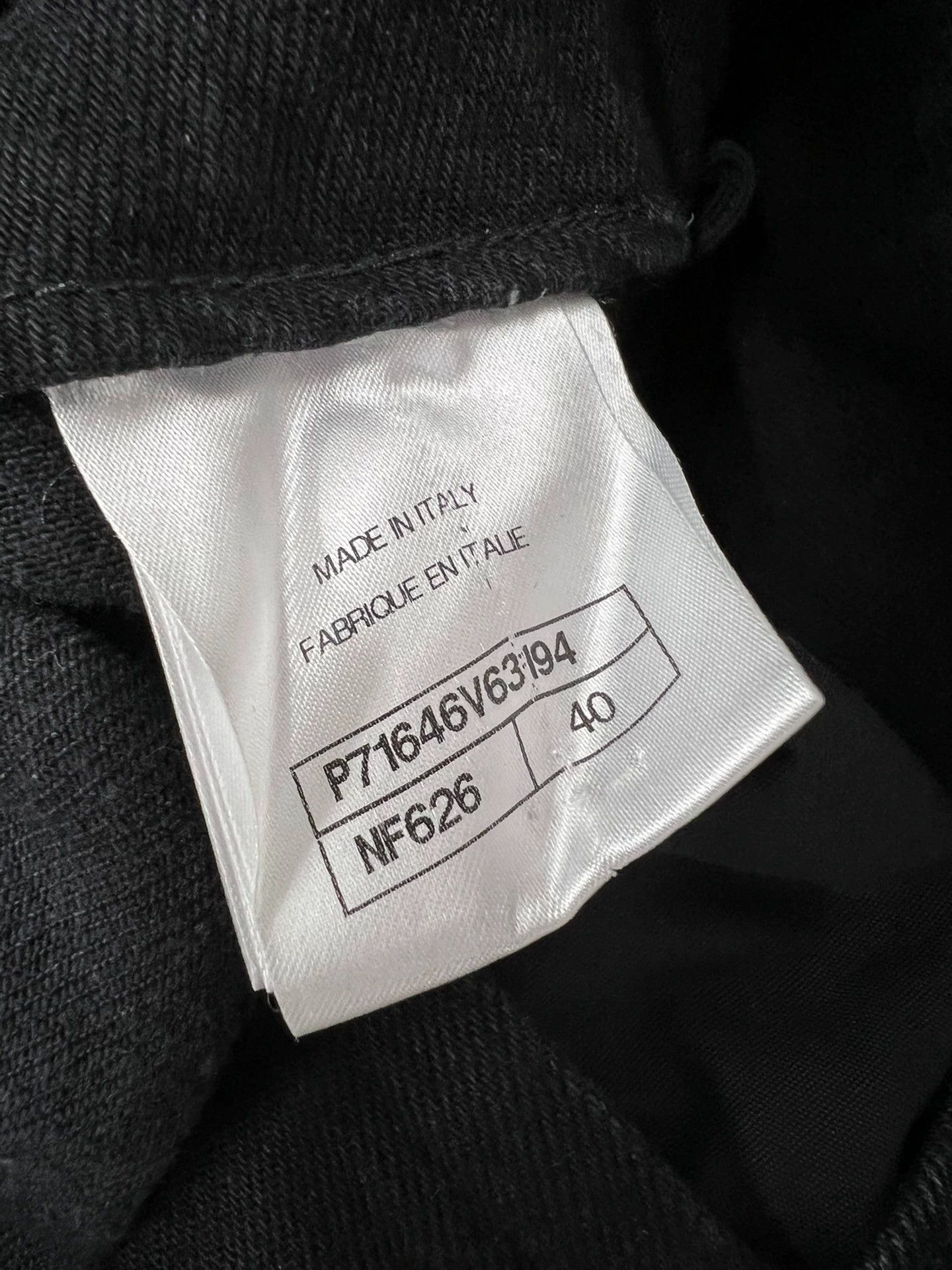 Chanel Chanel Black Denim Silk Wide-Leg Pants Size 28" / US 6 / IT 42 - 6 Thumbnail