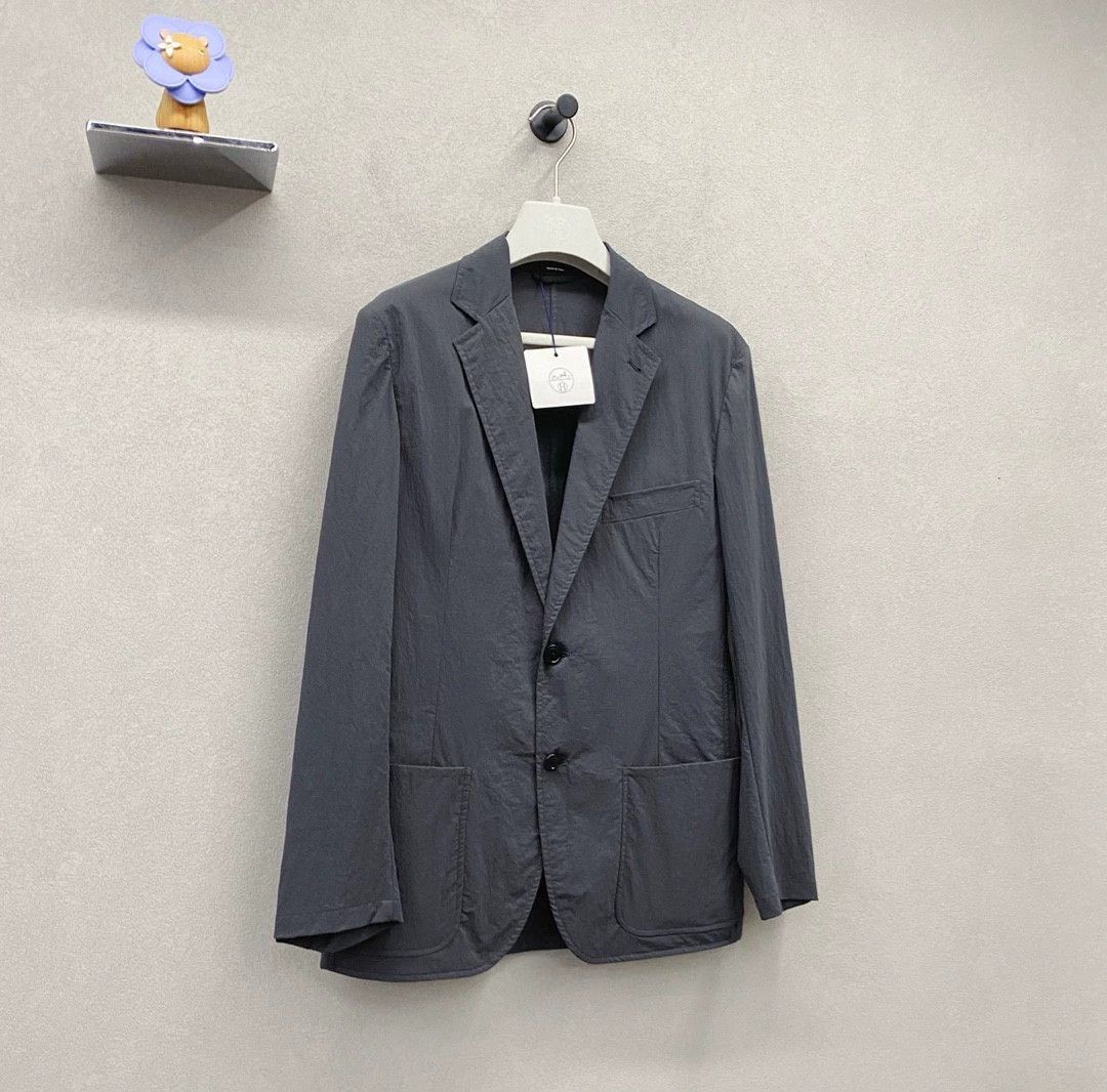 Hermes Hermes Casual Suit Jacket Size 46 Size US L / EU 52-54 / 3 - 3 Thumbnail