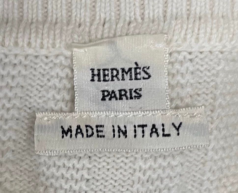 Hermes HERMES SS23 V-Neck Knit Vest Size M / US 6-8 / IT 42-44 - 6 Thumbnail