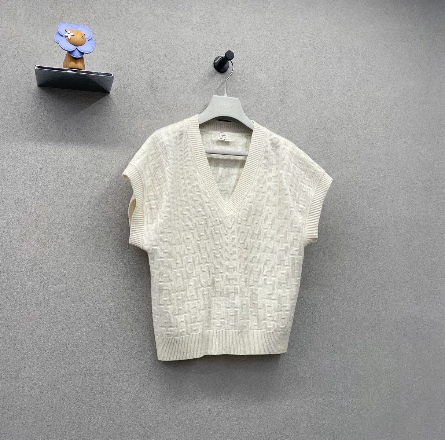 Hermes HERMES SS23 V-Neck Knit Vest Size M / US 6-8 / IT 42-44 - 4 Thumbnail