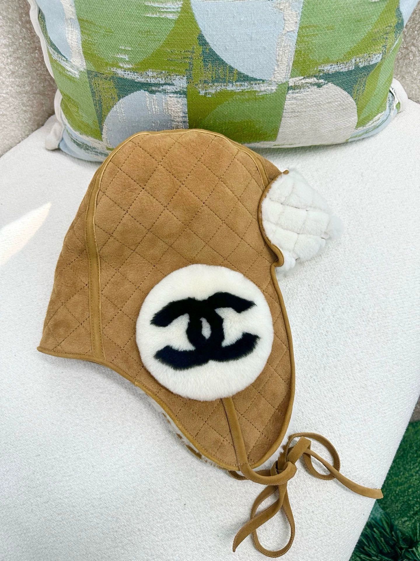 Chanel Chanel Brown Suede Mao Cap Size ONE SIZE - 4 Thumbnail