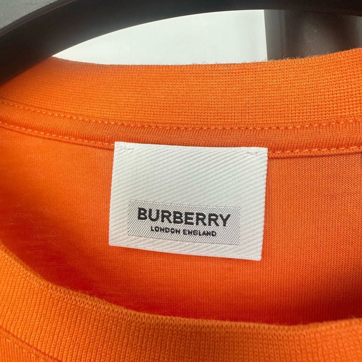 Burberry Burberry Classic Logo Orange Short Sleeve Tee Size M / US 6-8 / IT 42-44 - 3 Thumbnail