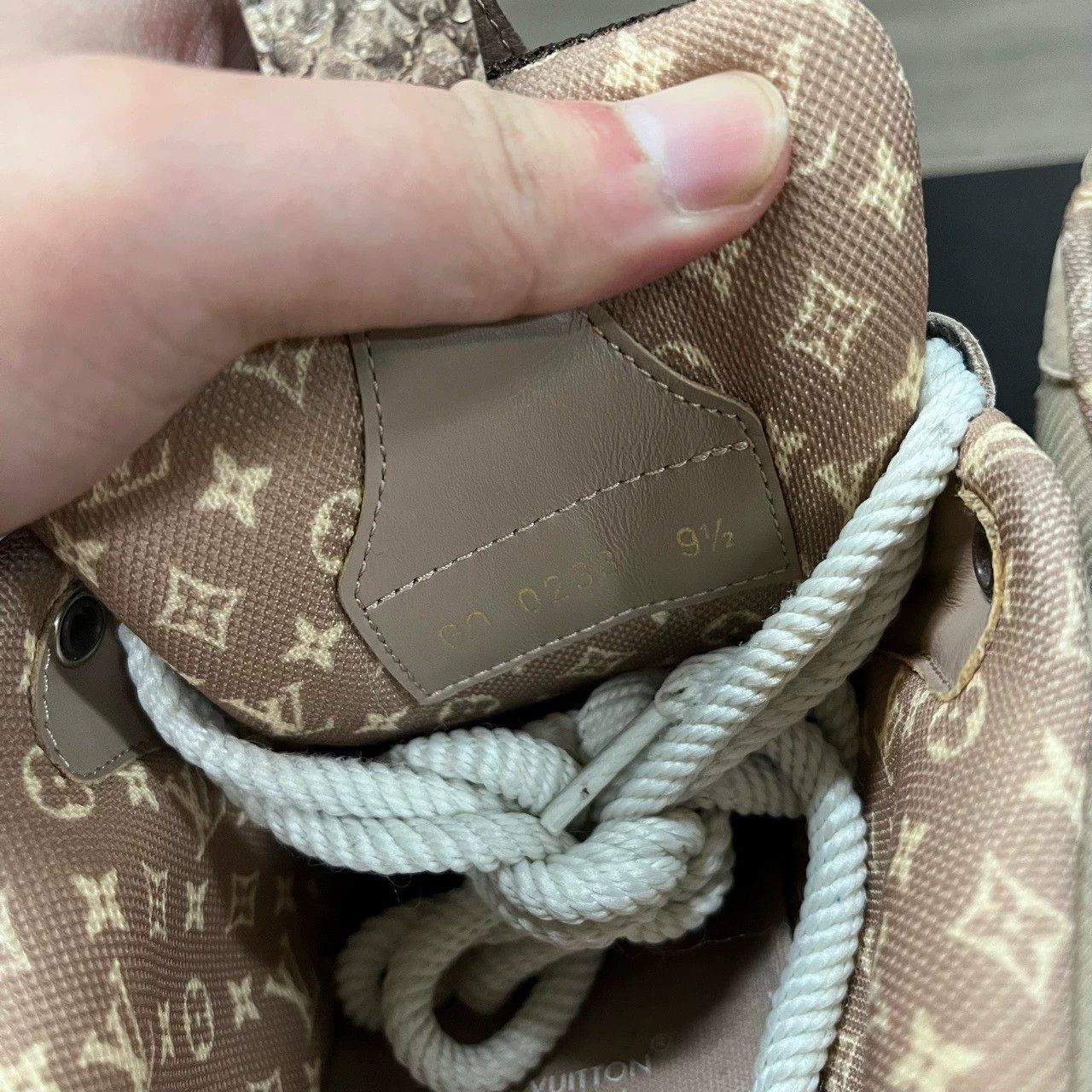 Louis Vuitton LV Skate Brown Snake Print Sneakers Size US 10.5 / EU 43-44 - 6 Thumbnail