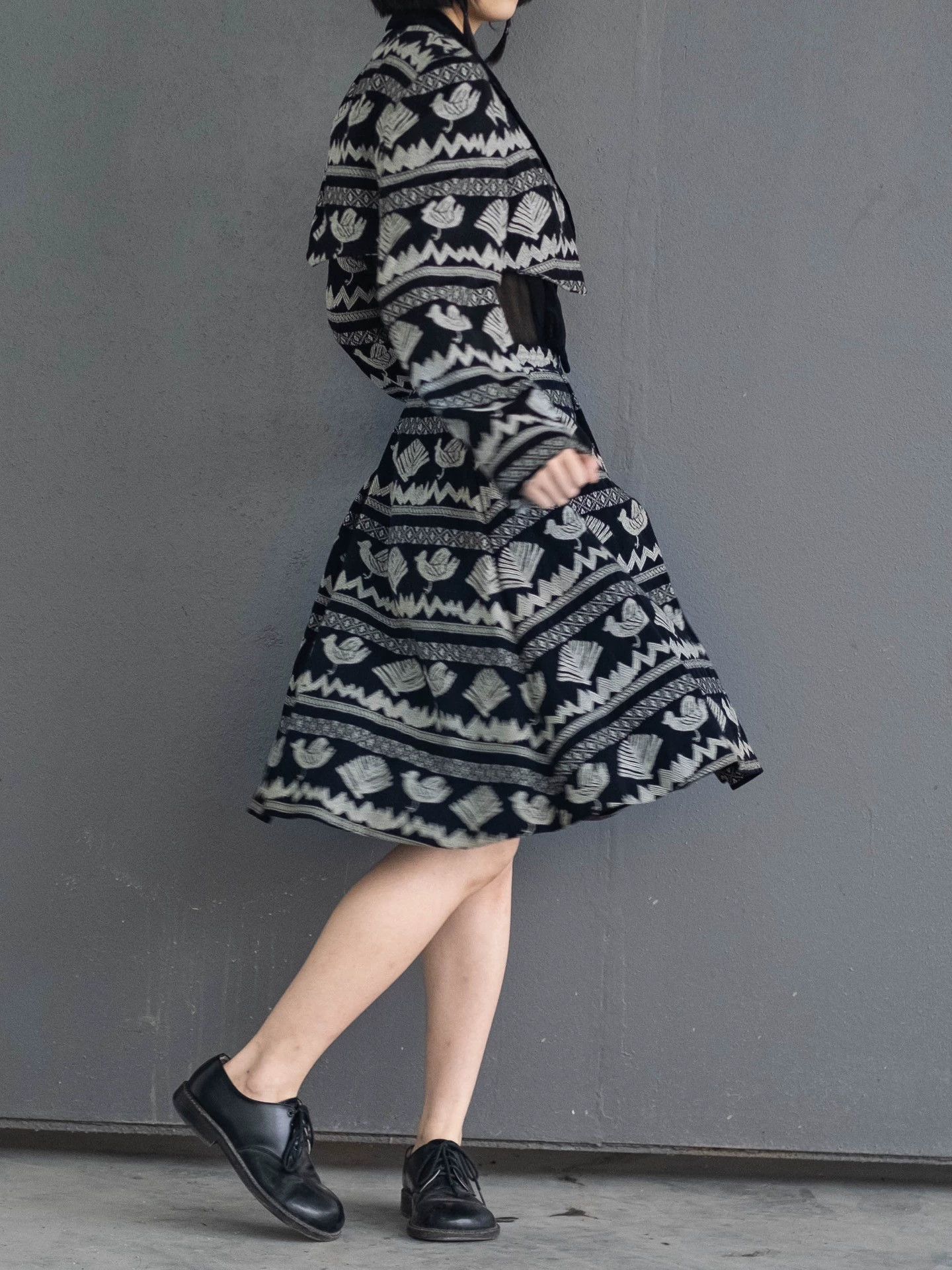 Comme des Garcons COMME des GARCONS Bird Embroidery Skirt Size 26" / US 2 / IT 38 - 4 Thumbnail